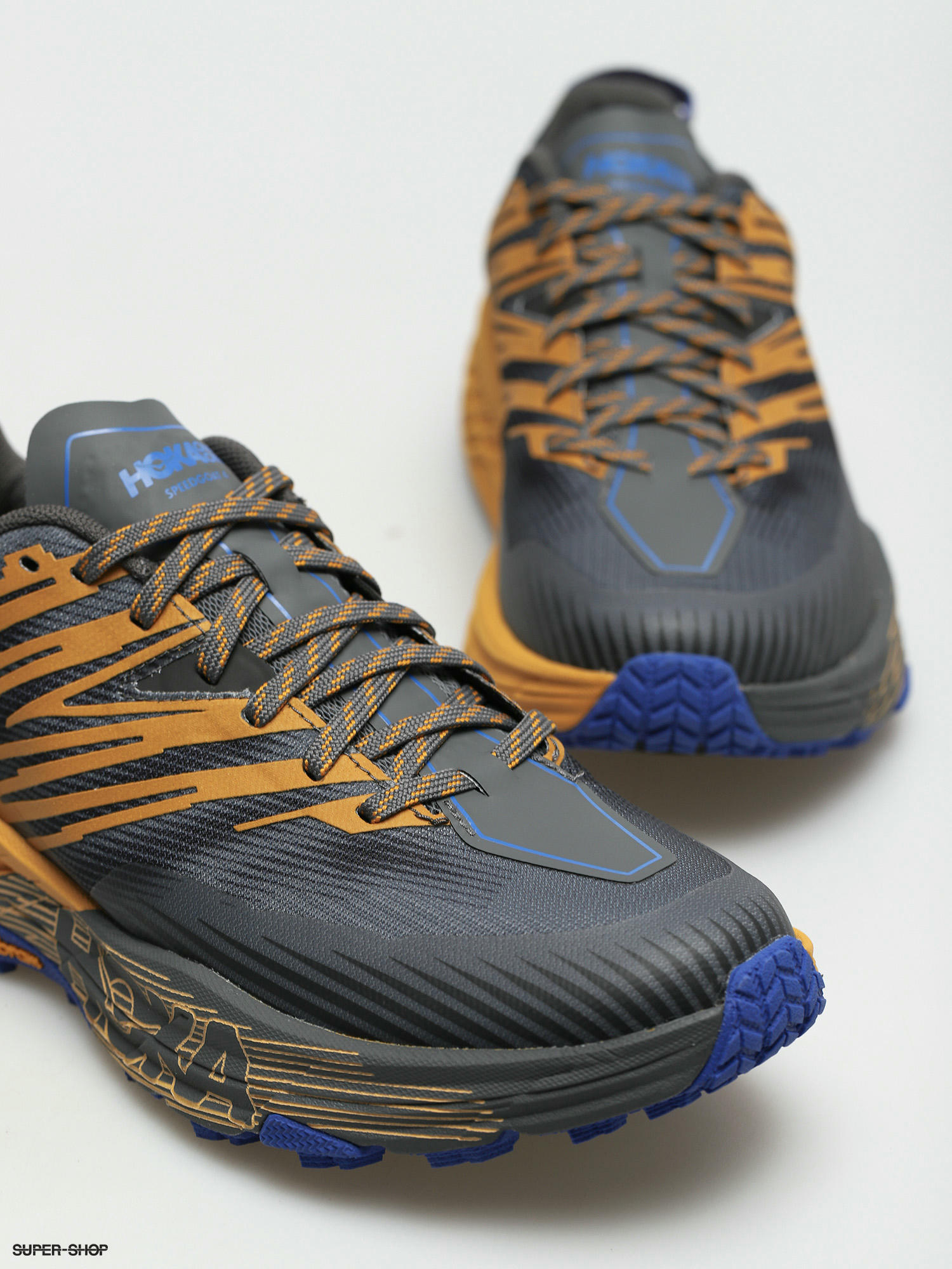 Hoka One One Speedgoat 4 Shoes (castlerock/golden yellow)