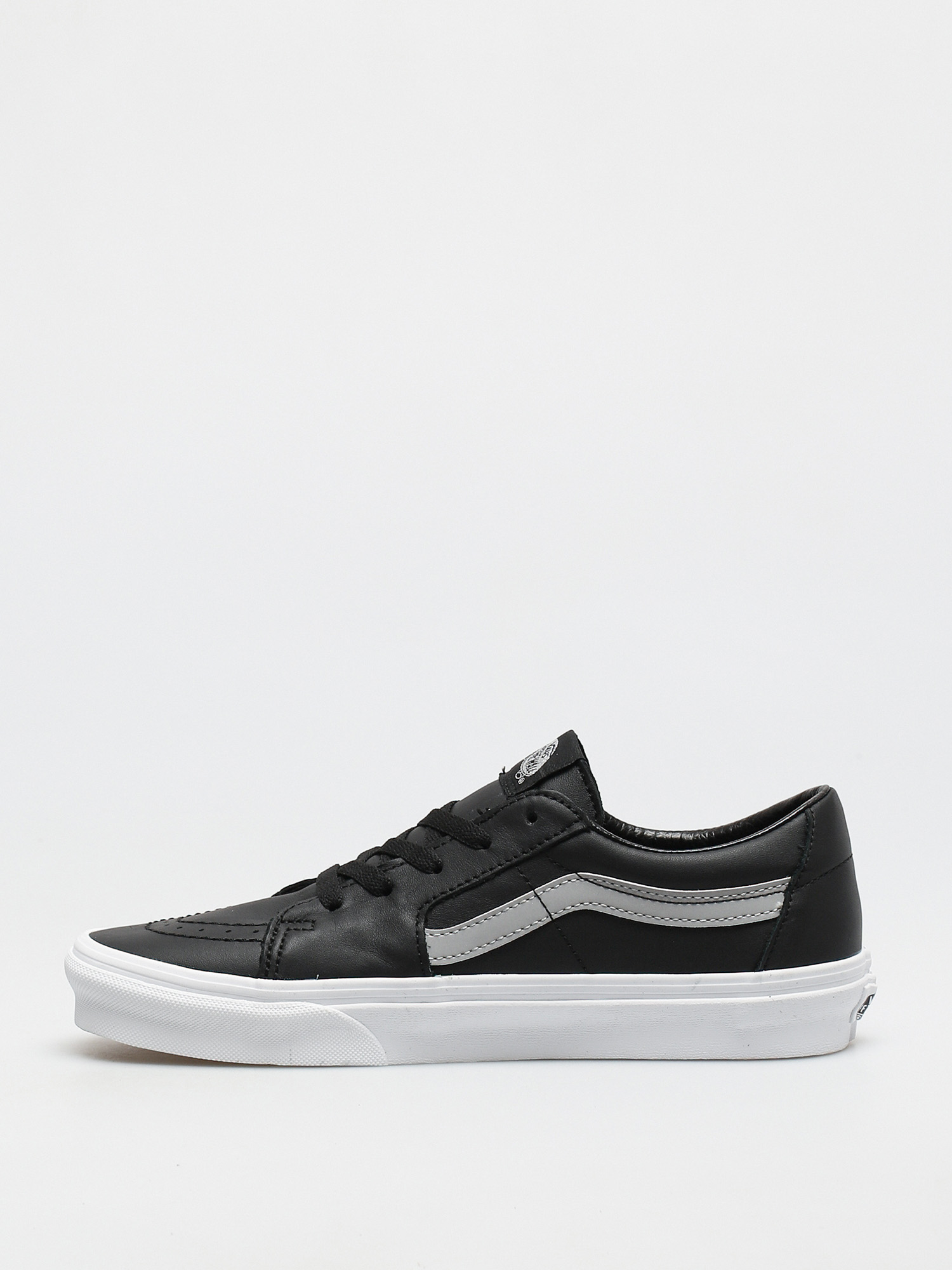 Black reflective vans best sale