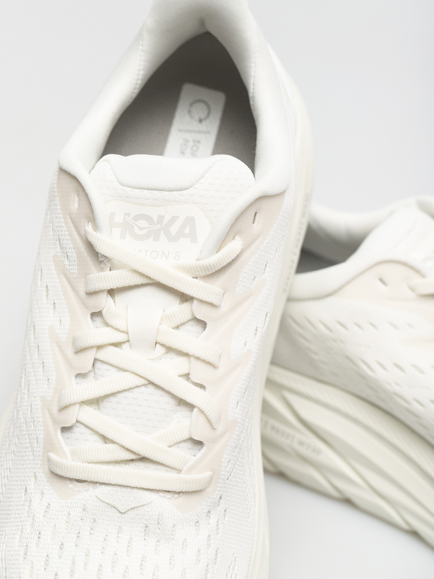 Hoka One One Clifton 8 Schuhe (white/white)