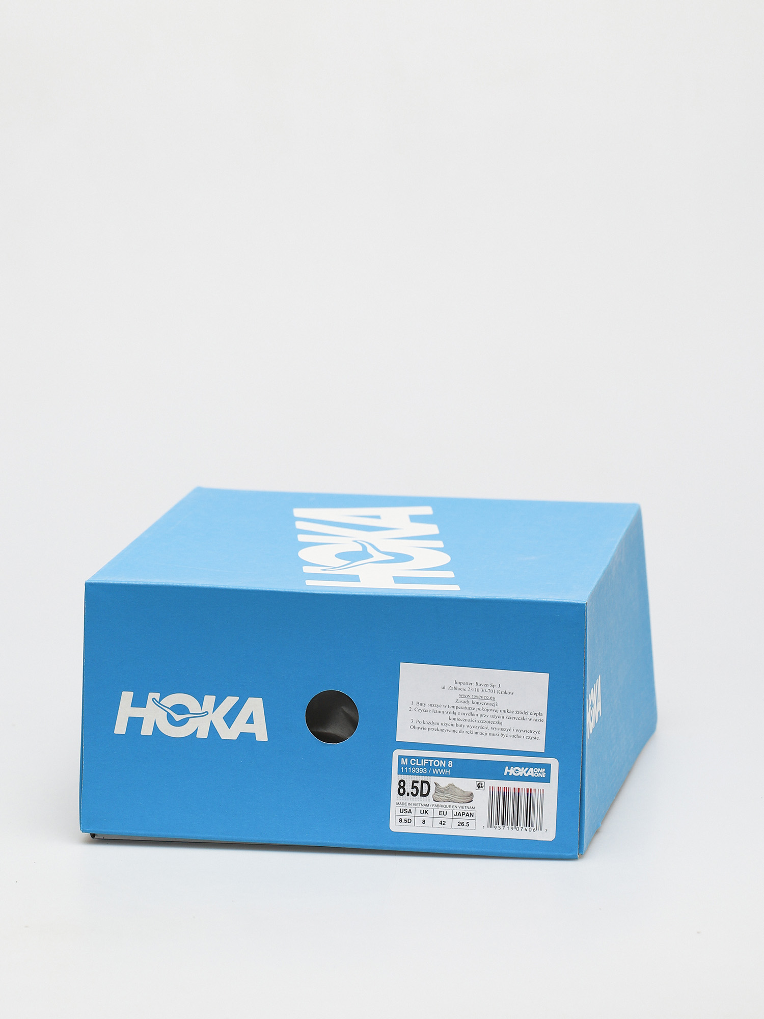 Hoka One One Clifton 8 Schuhe (white/white)