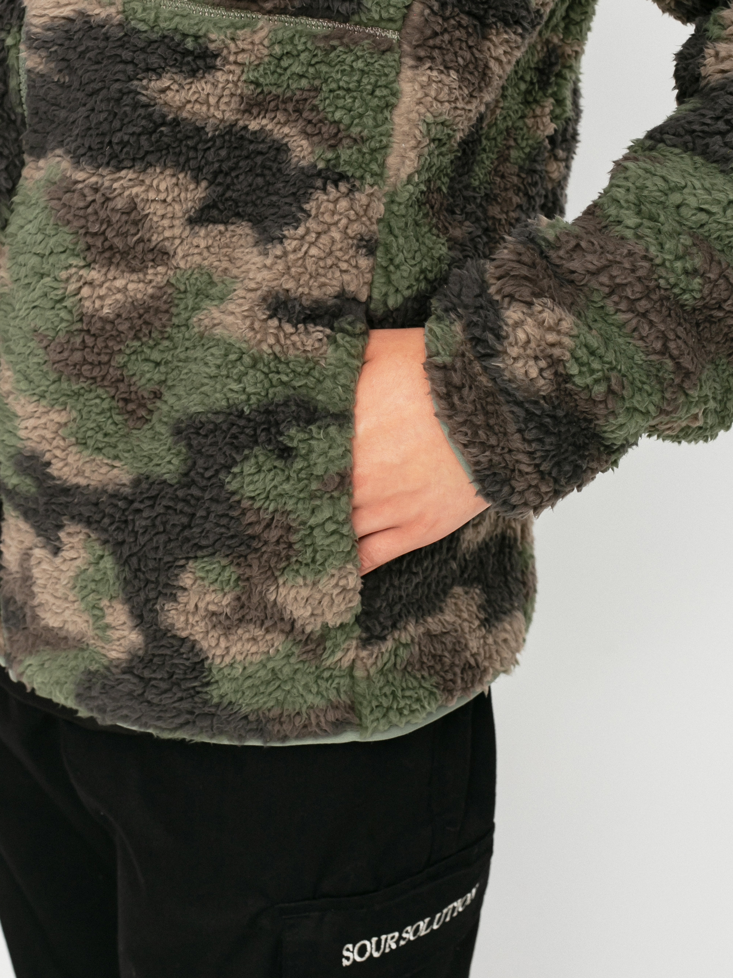 Mens Columbia Winter Pass Fleece (cypress camo)