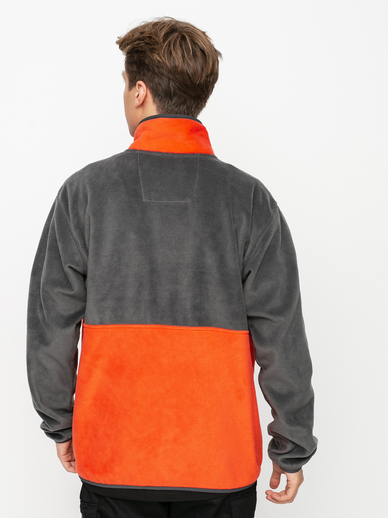 Herren Columbia Back Bowl Fleece jacke (red quartz/shark)