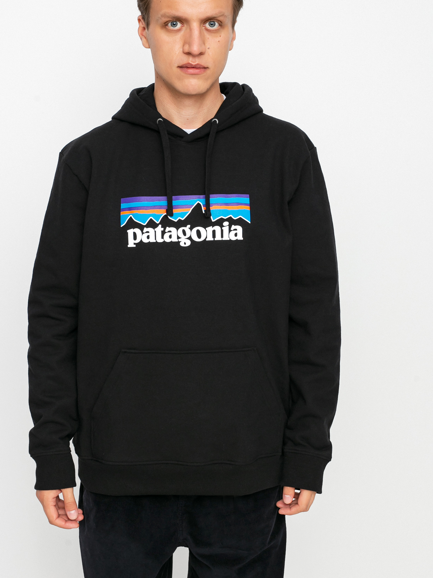 patagonia p6 hoodie grey