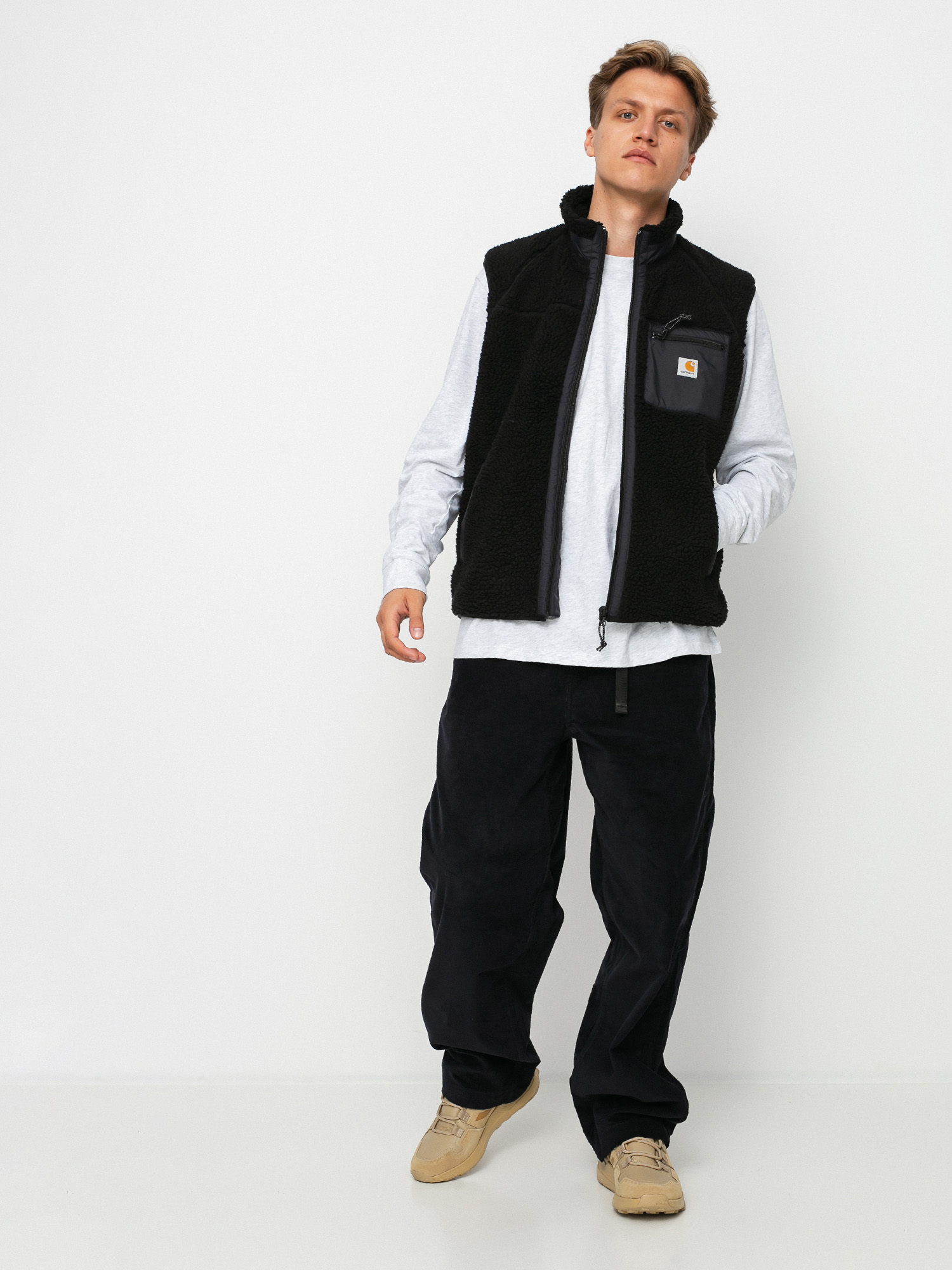 Carhartt WIP Prentis Liner Weste (black/black)
