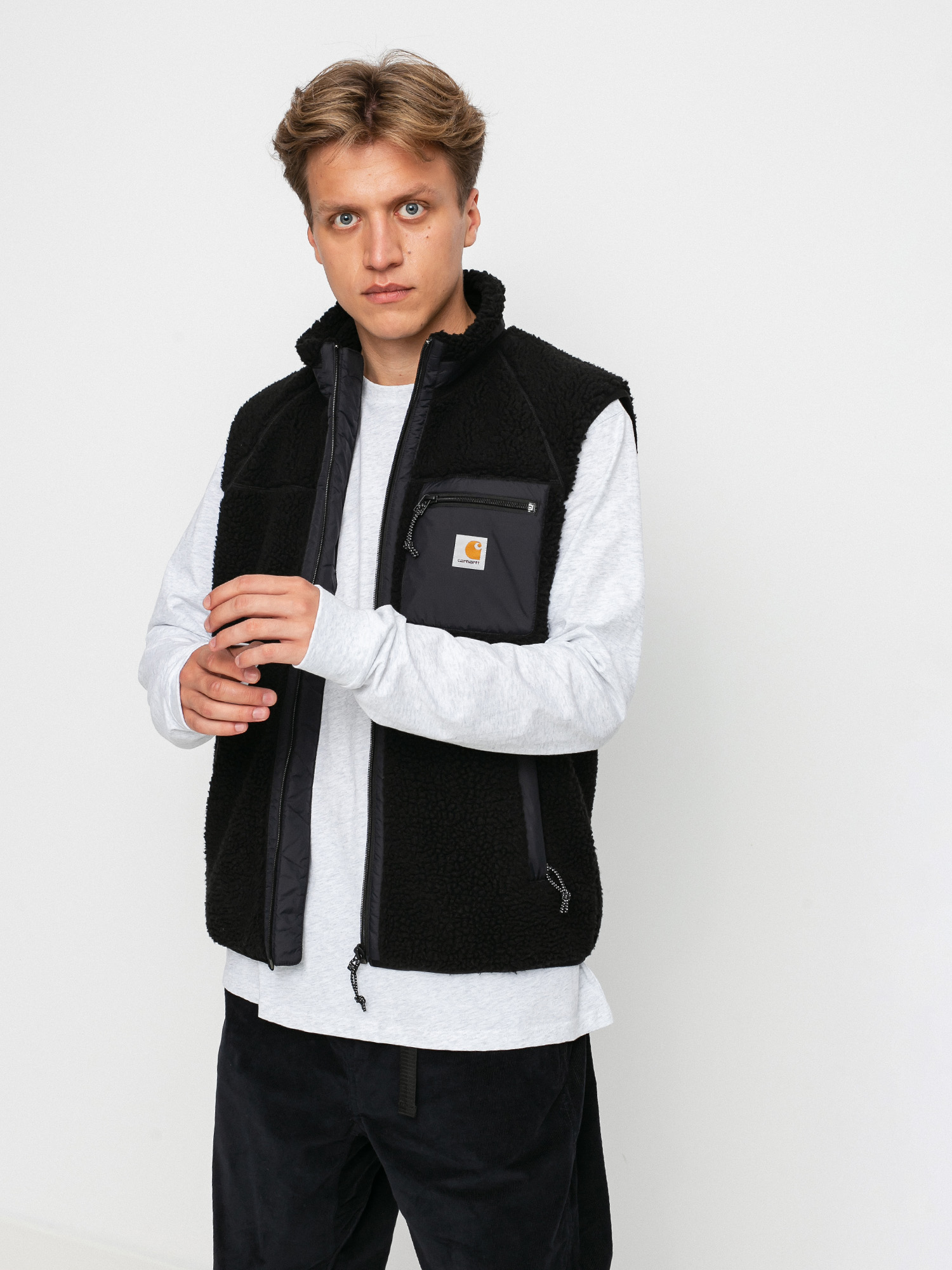 Carhartt WIP Prentis Liner Weste (black/black)