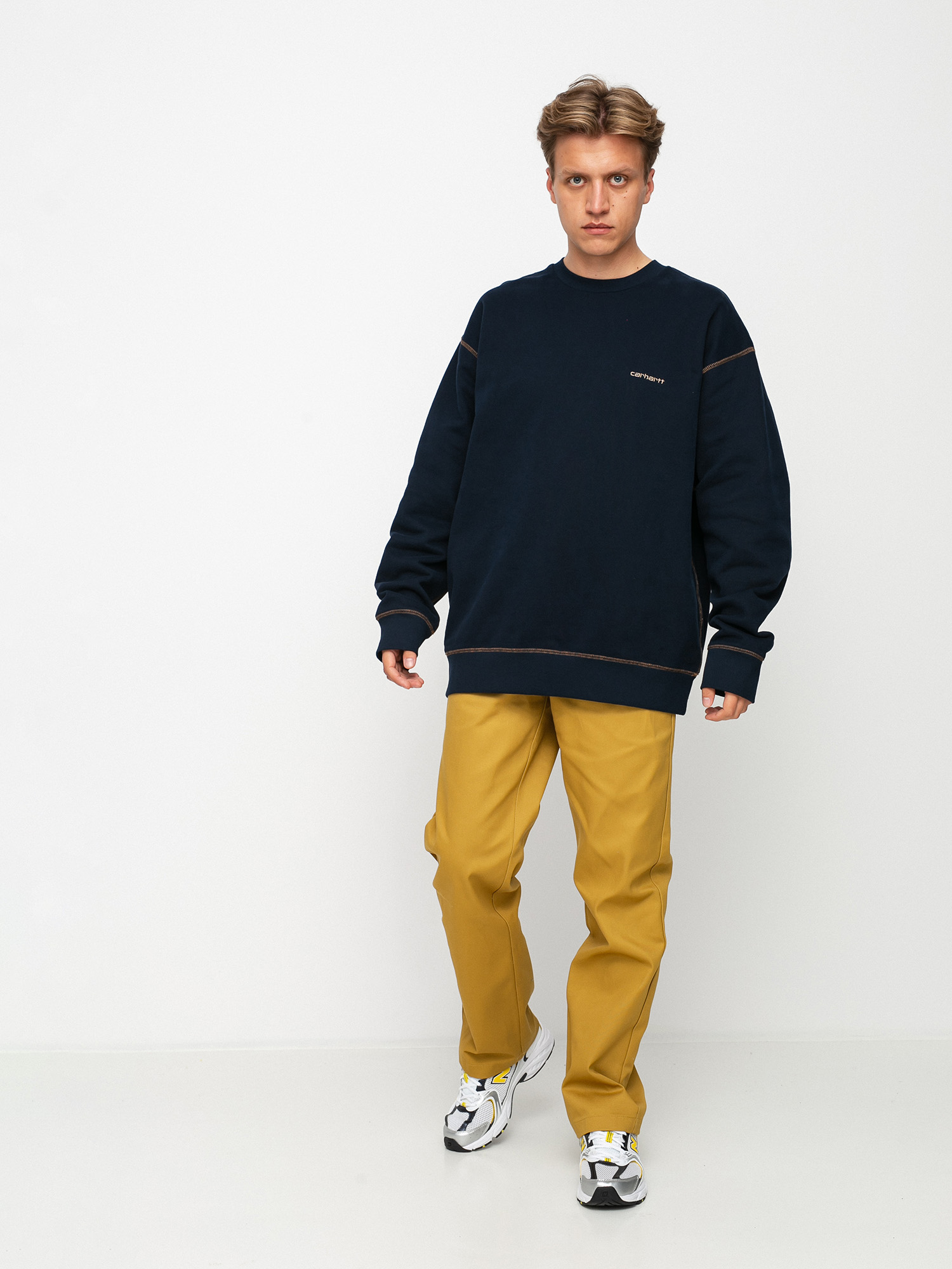 Carhartt WIP Nazka Sweatshirt (astro/hamilton brown)