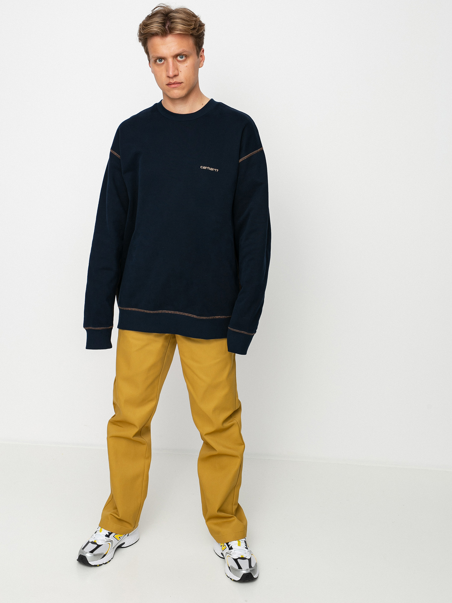 Carhartt WIP Nazka Sweatshirt (astro/hamilton brown)