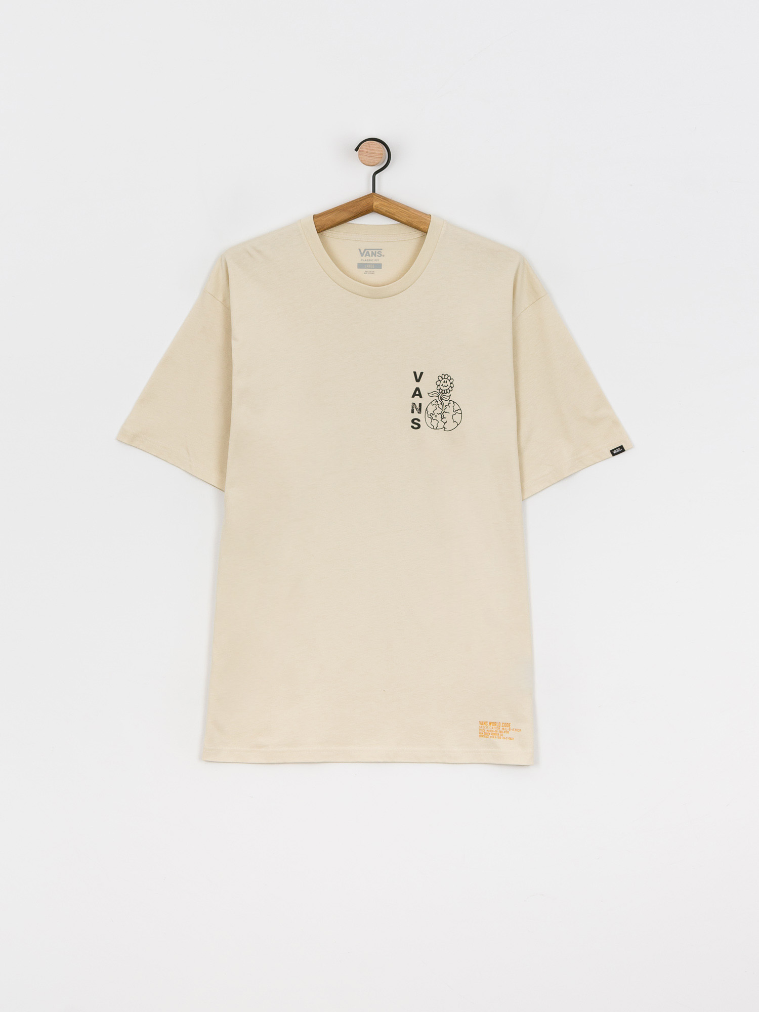 Vans World Code T-Shirt (oatmeal)