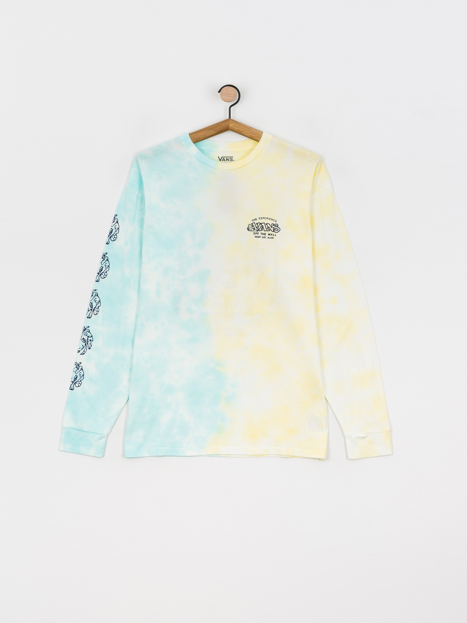 Vans The Experience Tie Dye Longsleeve (porcelngrn/gldnglw/tiedye)