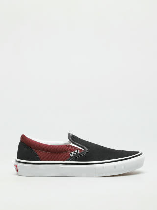 Vans Skate Slip On Shoes (asphalt/pomegranate)