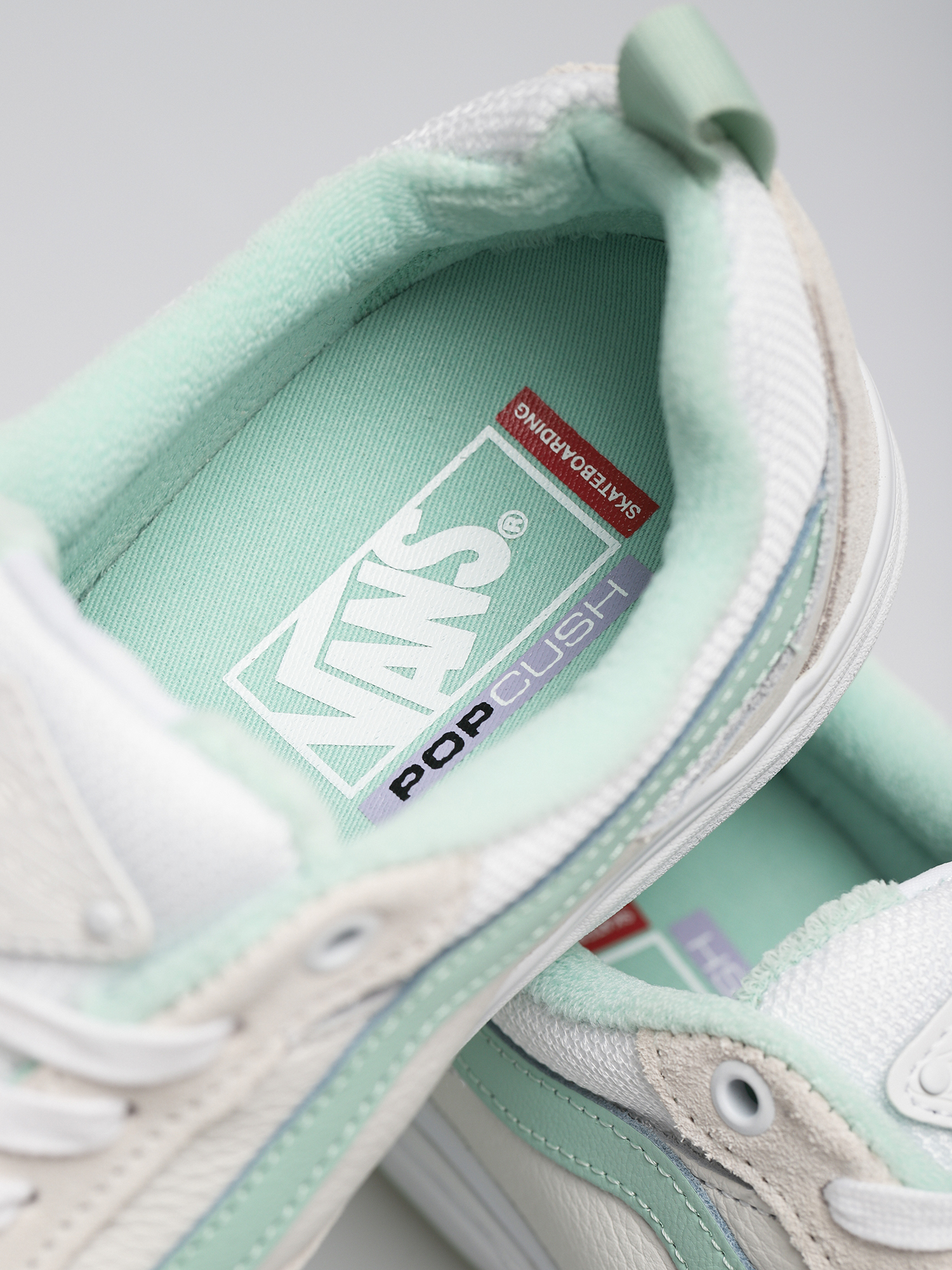 Vans Kyle Walker Sport VTG White Mint Green Wafflecup Skate Shoes- M9.5 Kyle Walker Wafflecup - White/Mint Green #vans #offthewall  main image 3