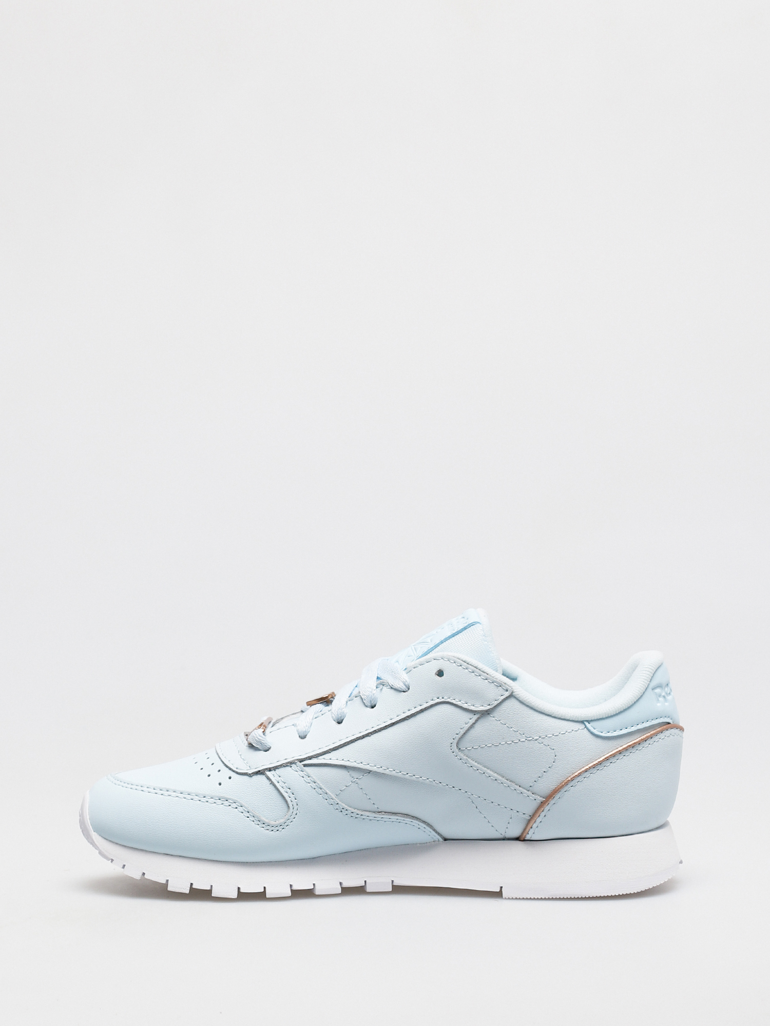 Reebok Cl Lthr Shoes Wmn (glablu/golbro/ftwwht)