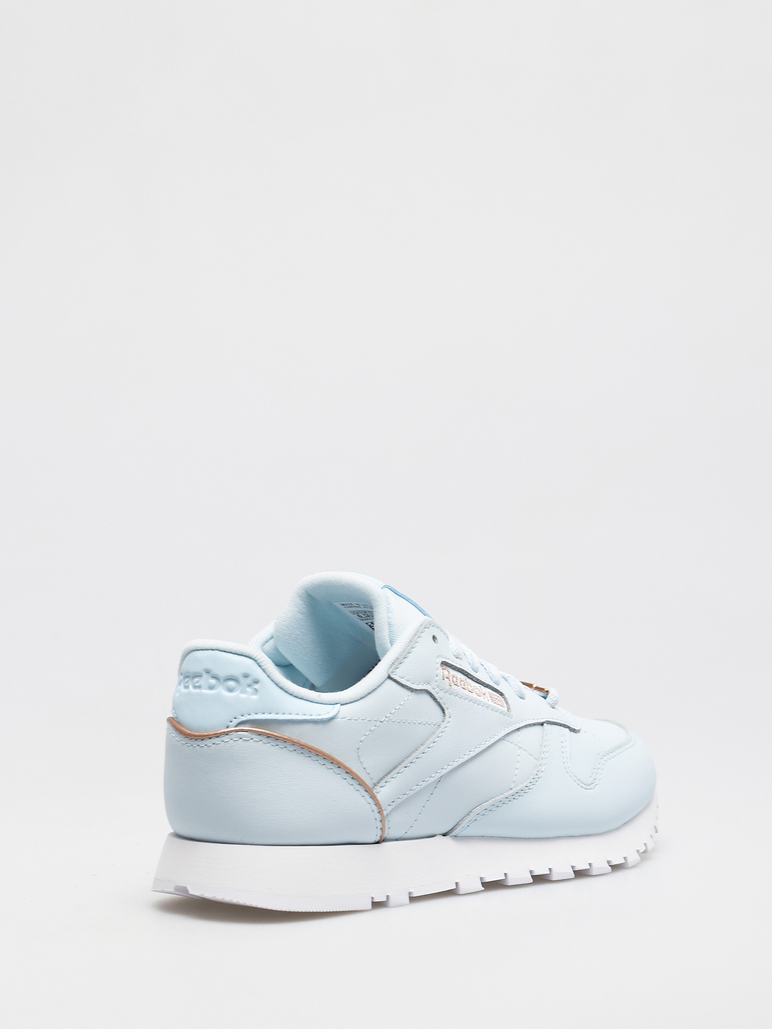 Reebok Cl Lthr Shoes Wmn (glablu/golbro/ftwwht)