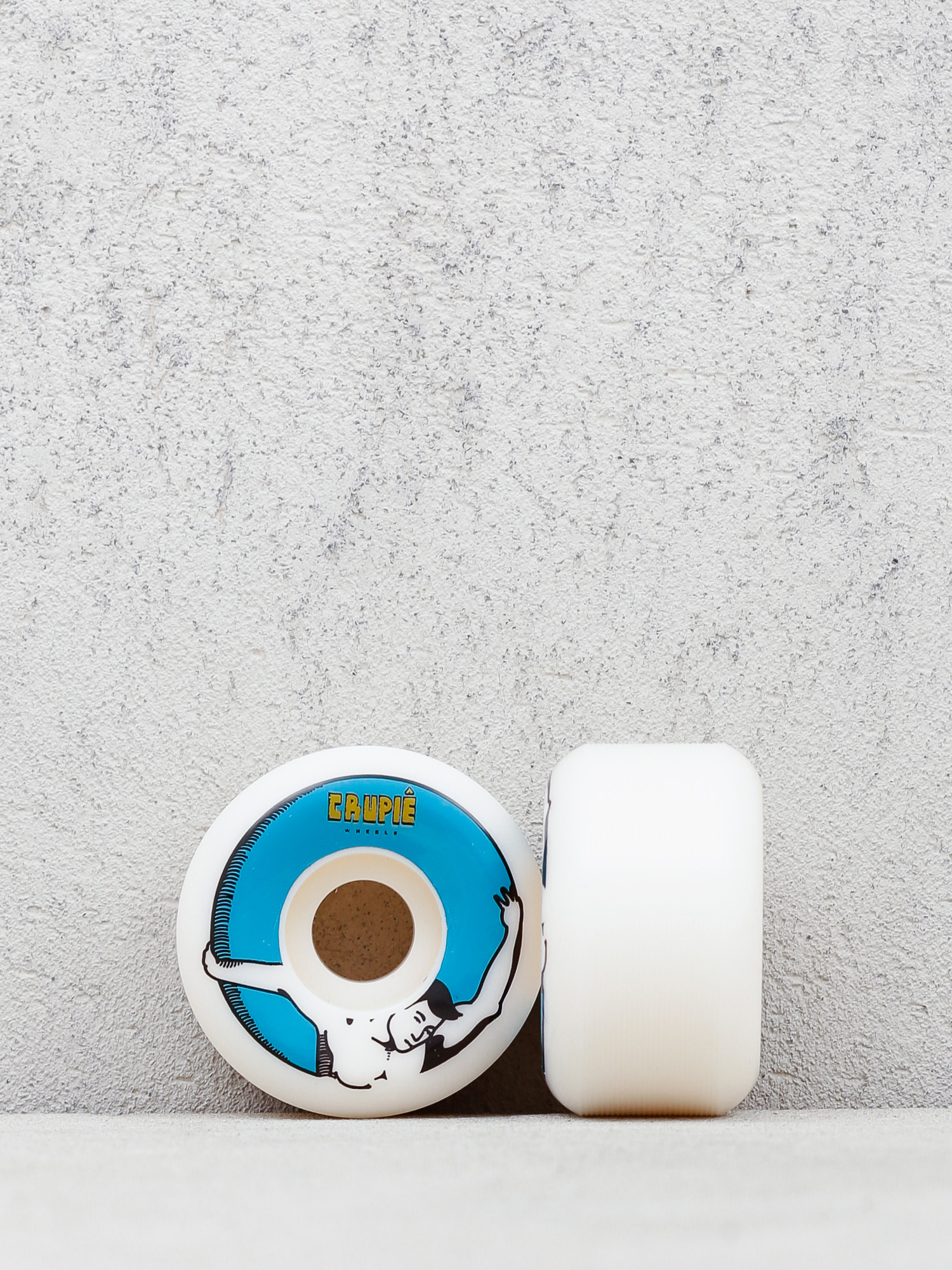 Crupie Apex Flatspot Resist Rollen (white/blue)