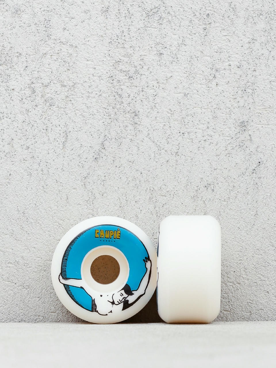 Crupie Apex Flatspot Resist Wheels (white/blue)