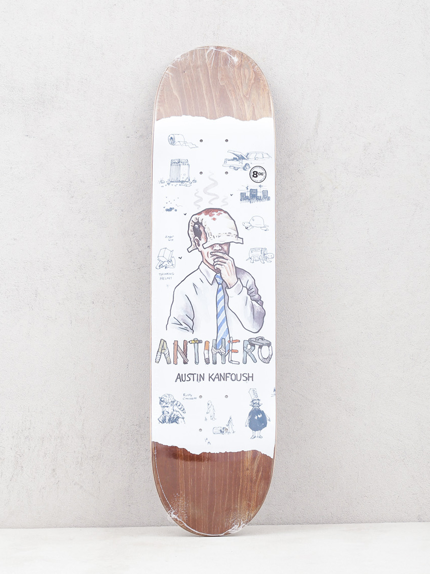 Antihero Kanfoush Recycling Deck (brown)