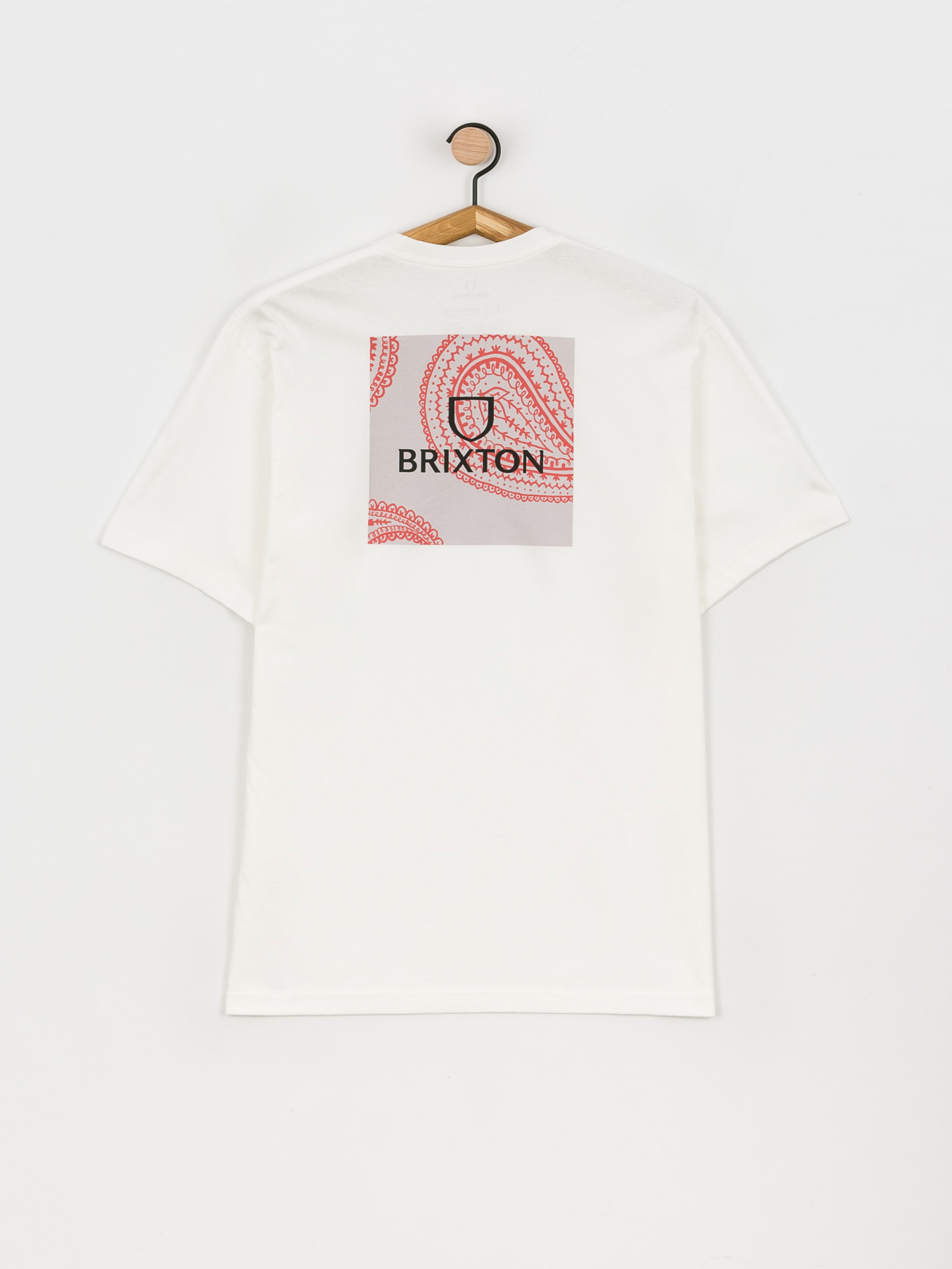 Brixton Alpha Square Stt T-shirt (paisley white)