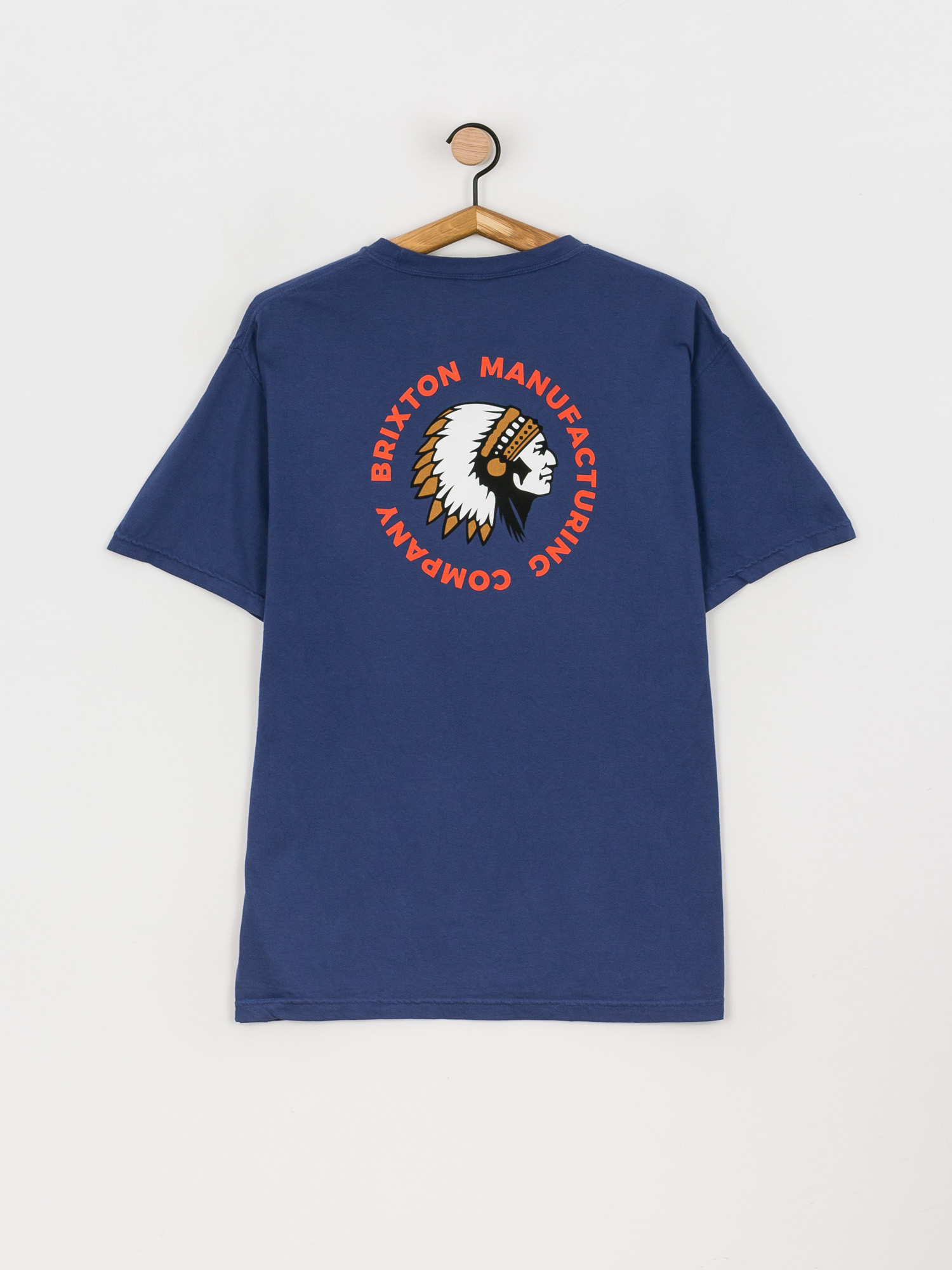 Brixton Rival Stamp Stt T-shirt (joe blue garment dye)