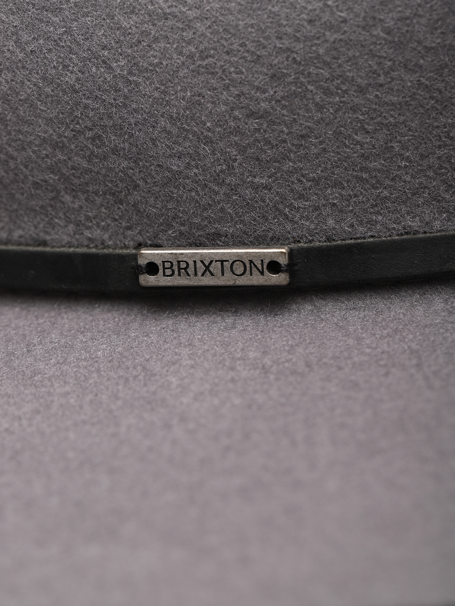 Brixton Wesley Packable Fedora Hat (grey)