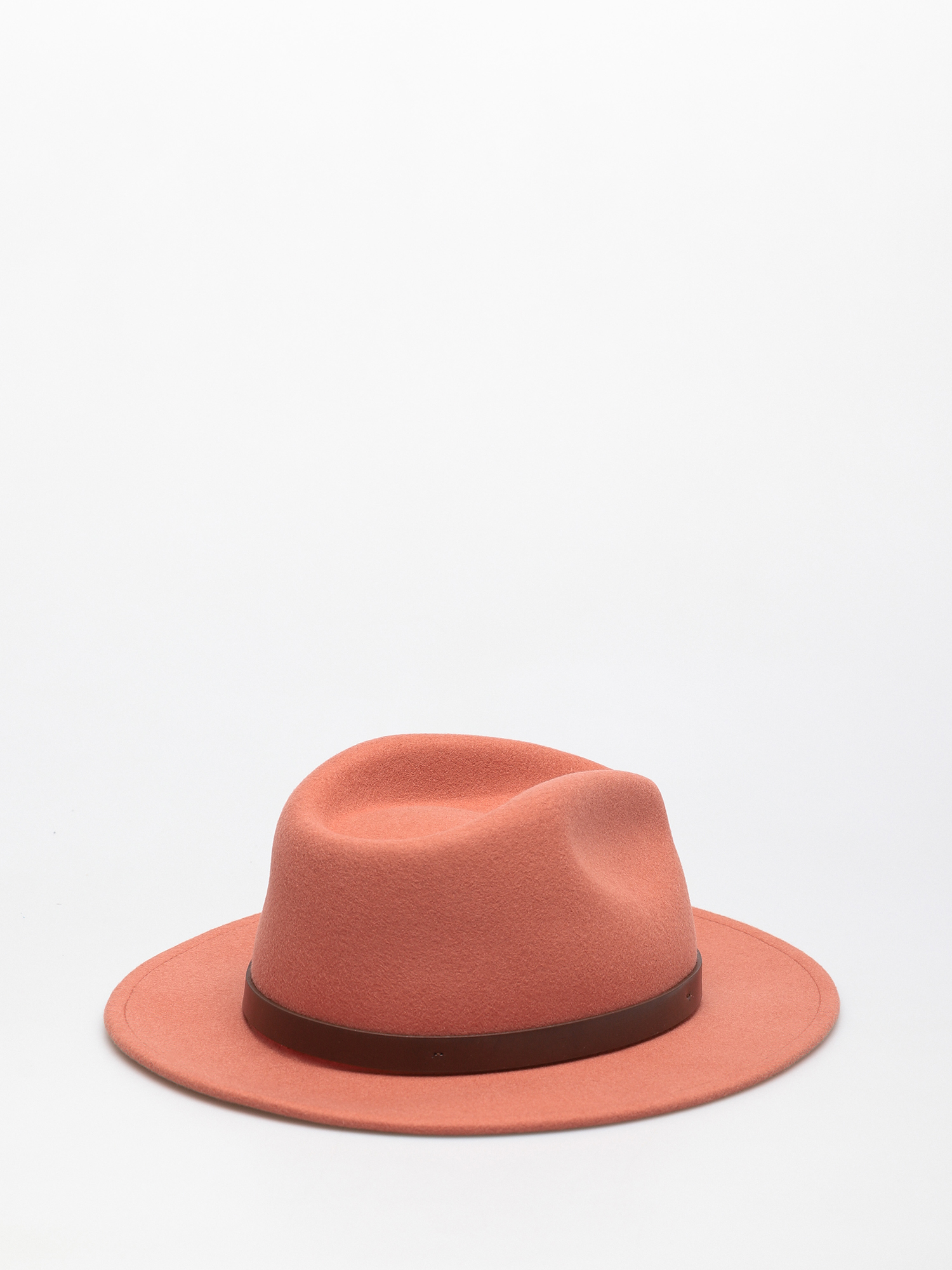 Brixton Messer Fedora Hat (apricot jam)