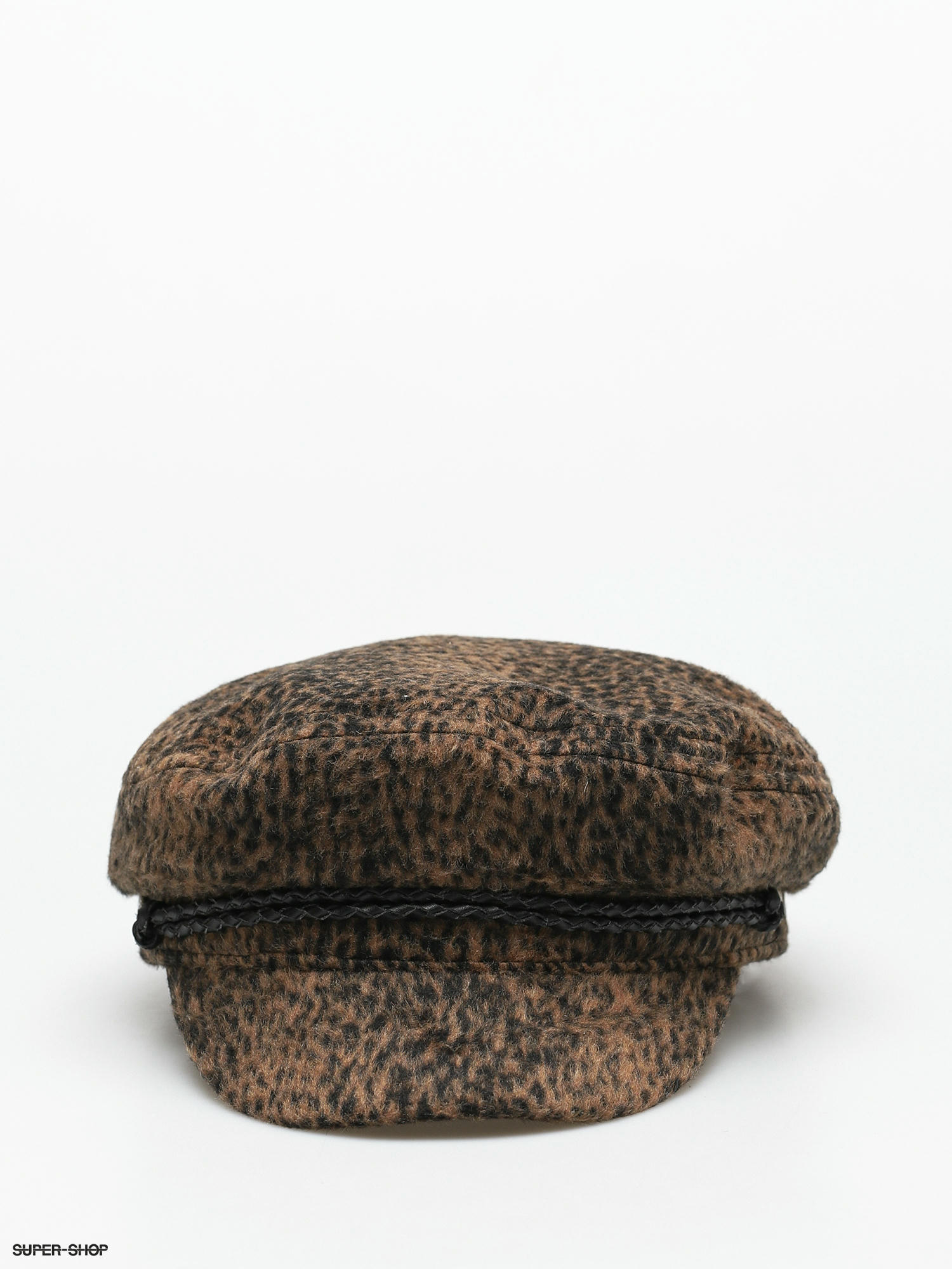 Brixton fiddler cap store leopard