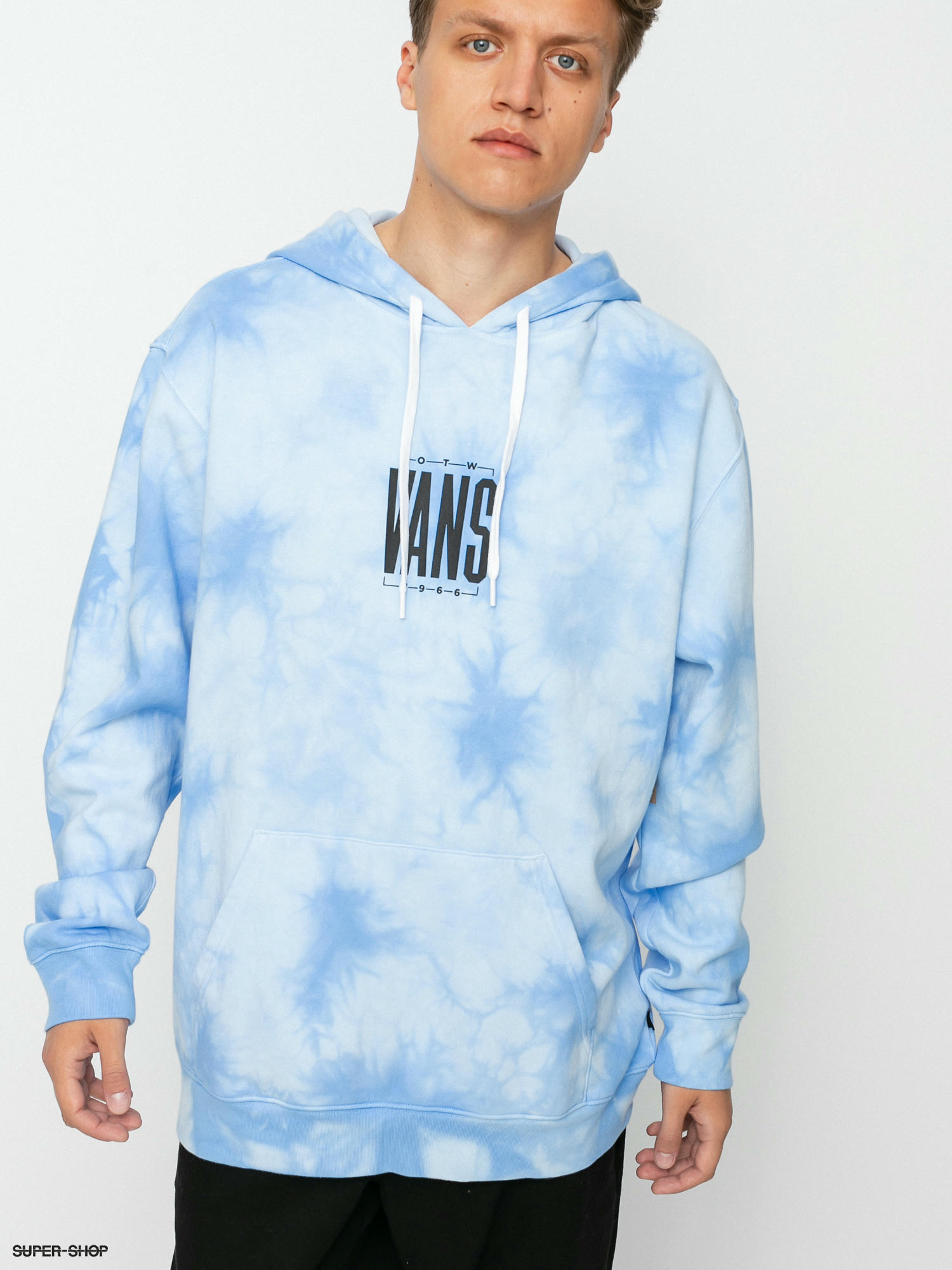 Vans blue 2025 tie dye hoodie