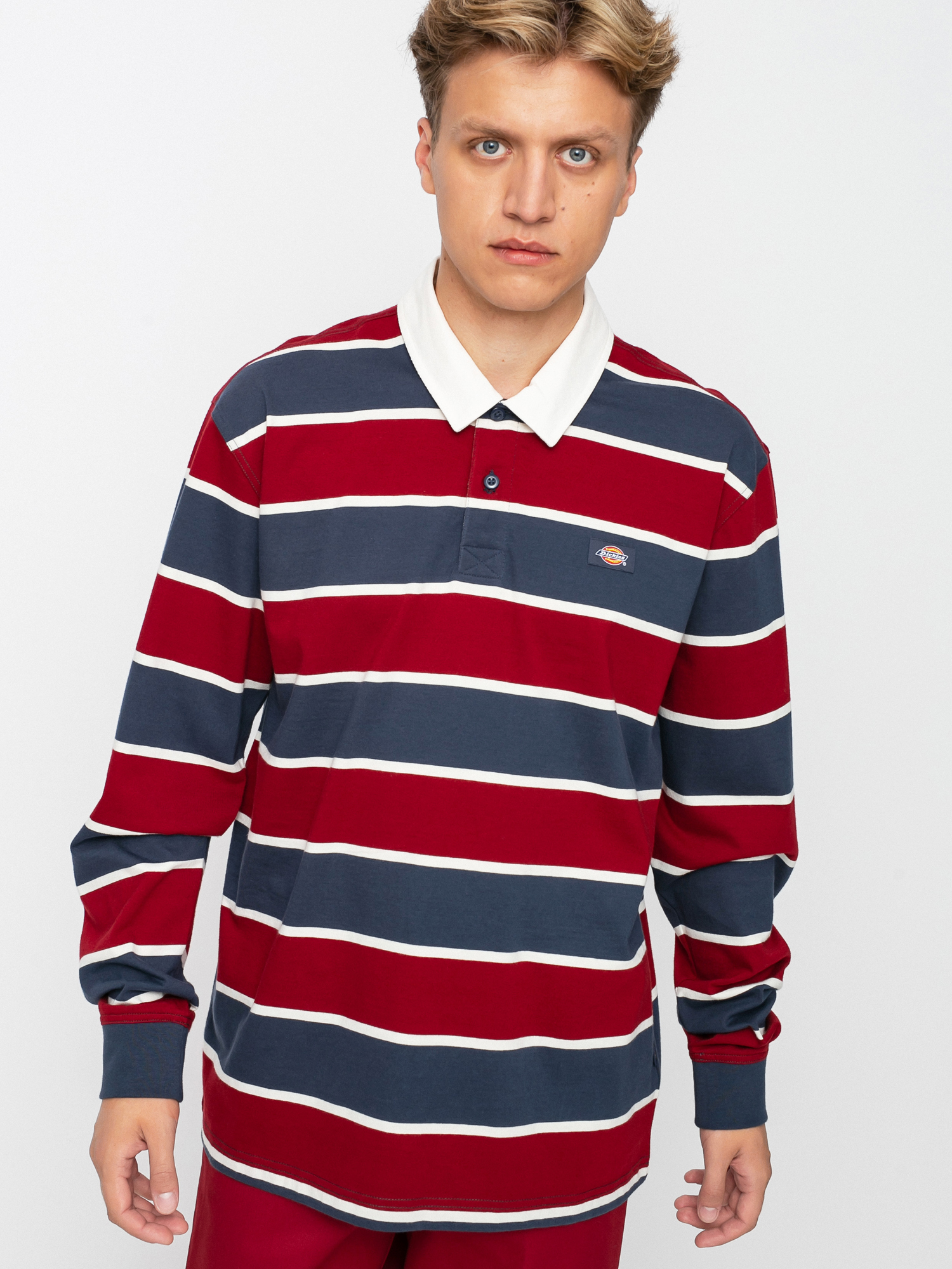 Dickies Oakhaven Rugby Longsleeve (navy blue)