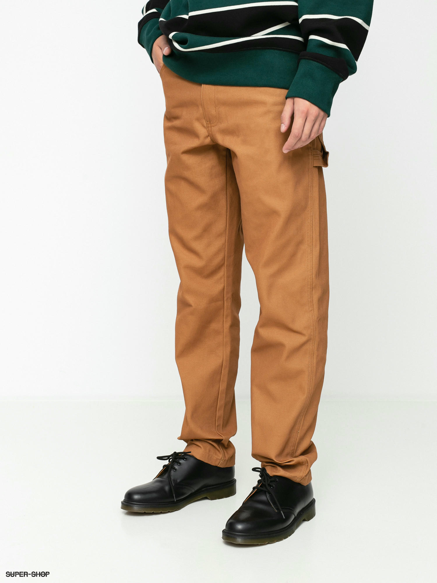 brown dickies carpenter pants