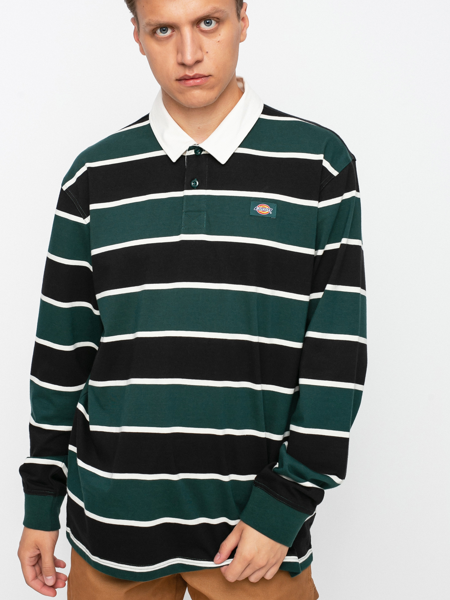 Dickies Oakhaven Rugby Longsleeve - black (ponderosa pine)