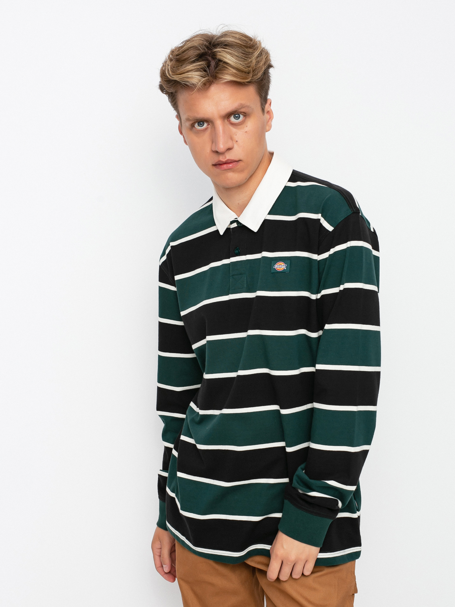 Dickies Oakhaven Rugby Longsleeve - black (ponderosa pine)