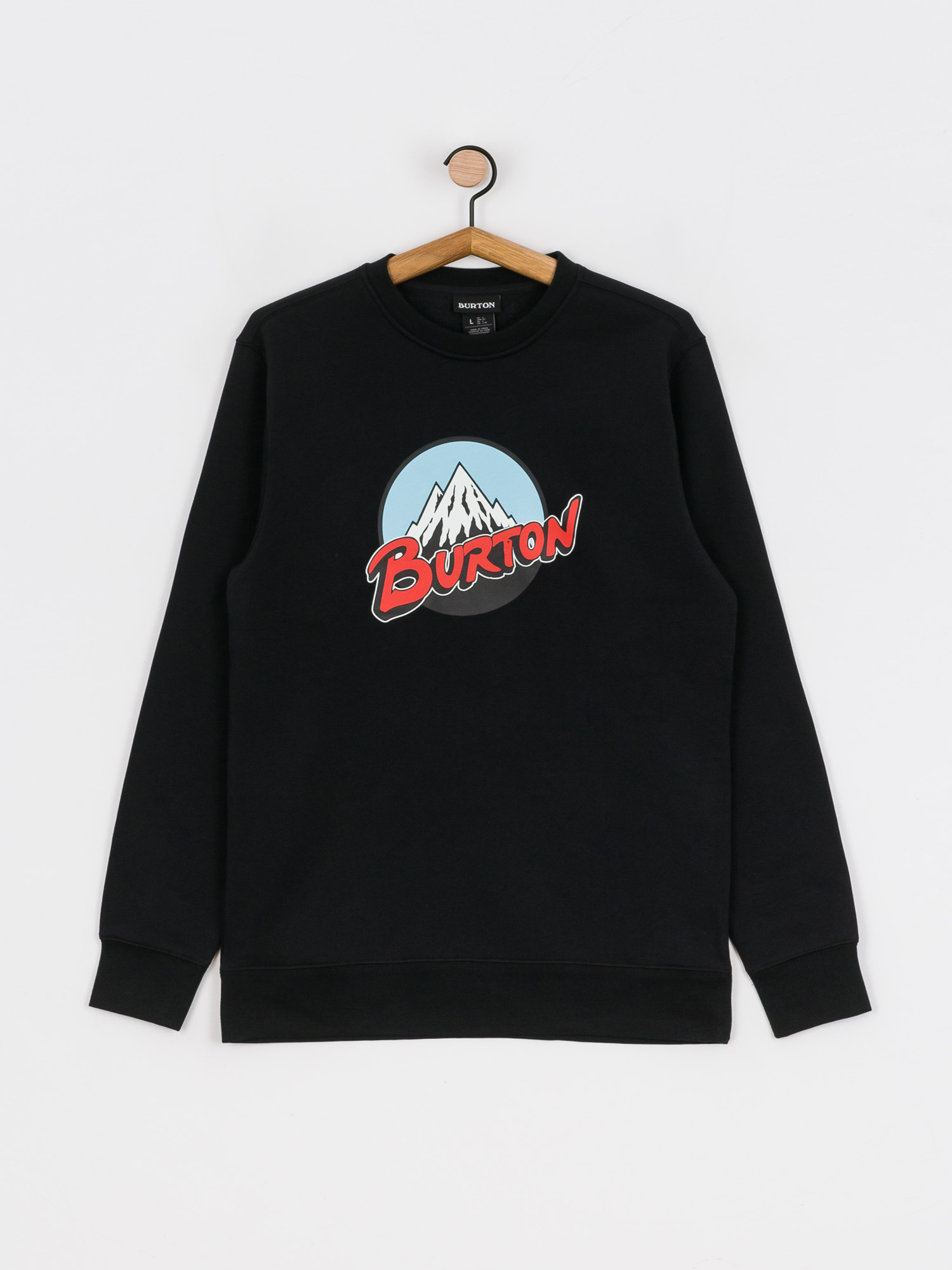 Burton Retro Mountain Sweatshirt (true black)