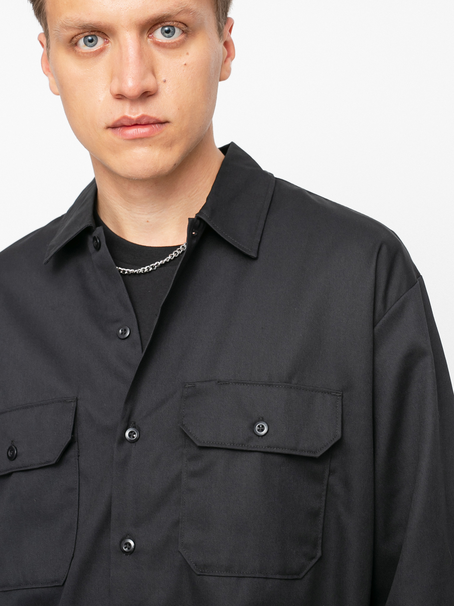 Dickies Long Sleeve Work Shirt (black)