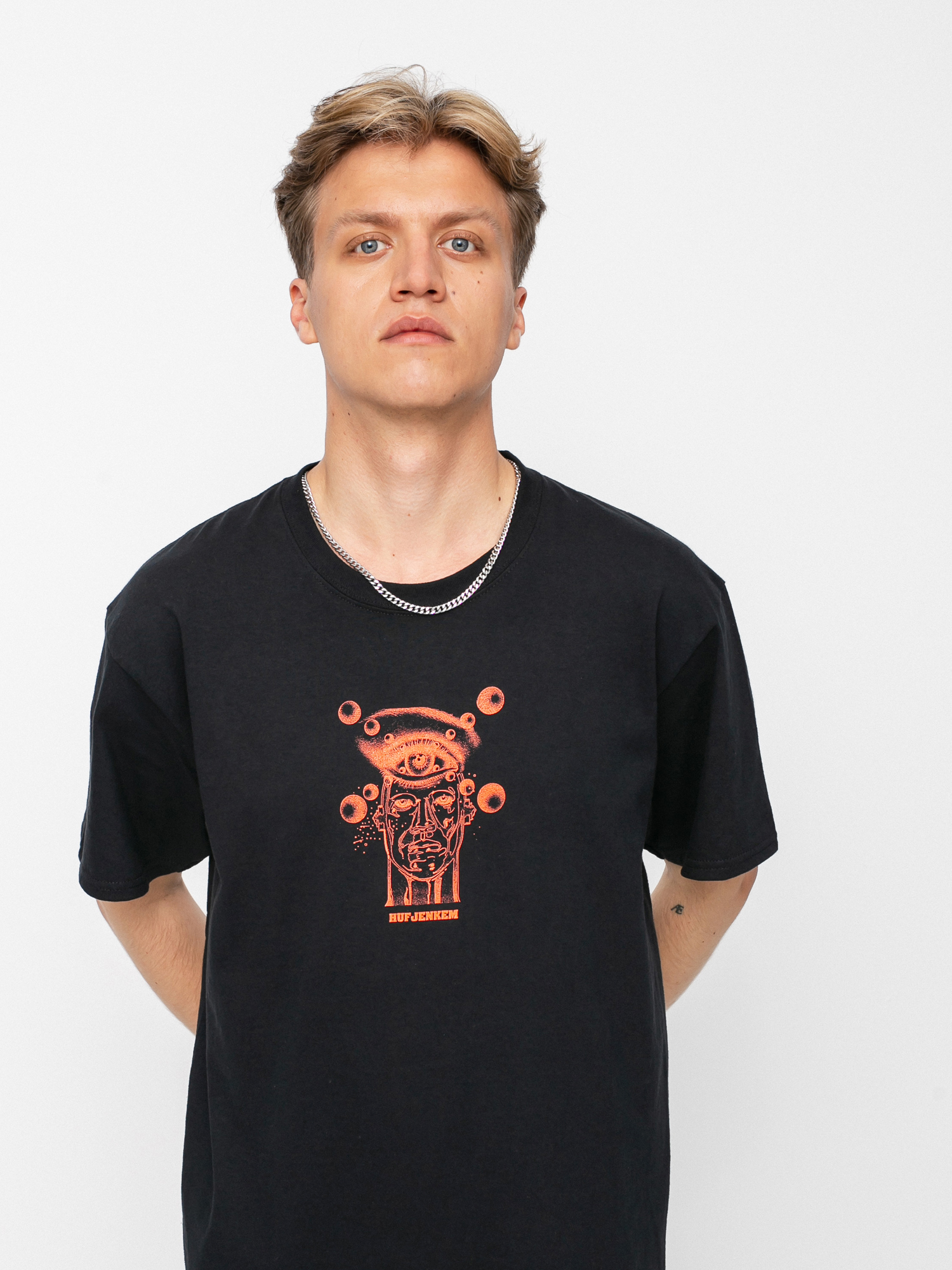 HUF x JENKEM Deep Enlightenment T-shirt (black)