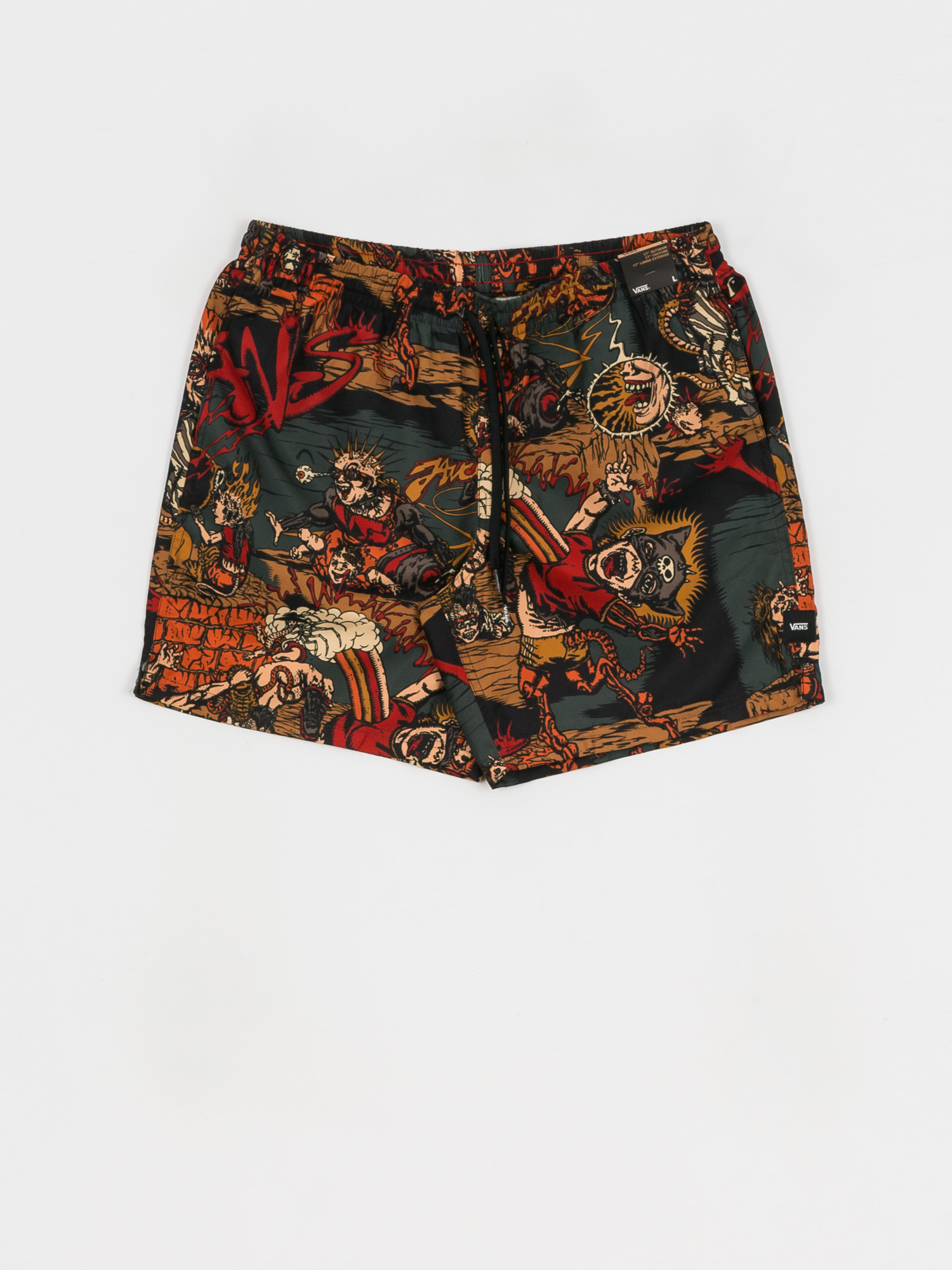 Vans Off The Wall Gallery Dwiky Ka Shorts (otw gallery/dwiky ka/blk)