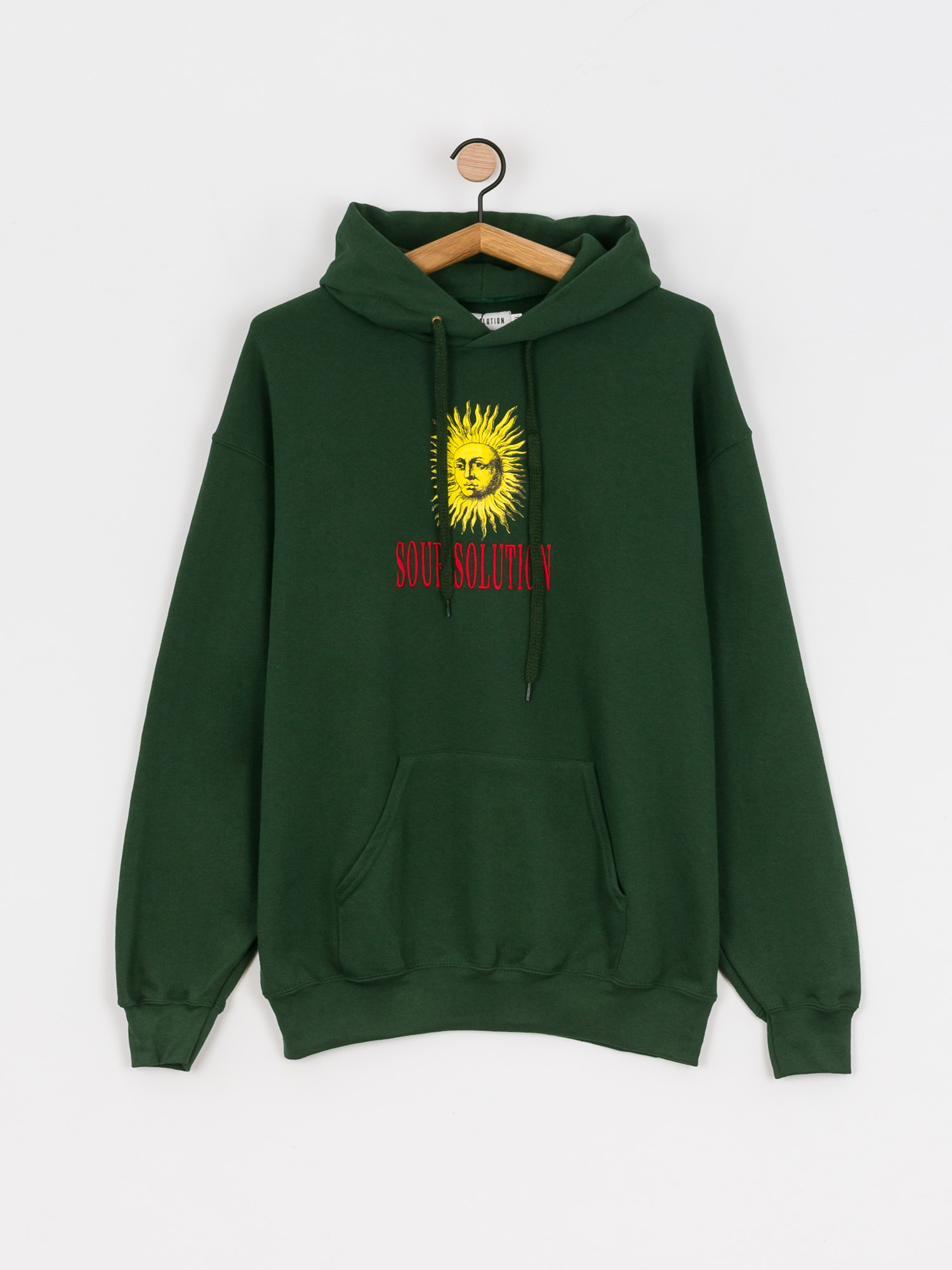 Sour Solution Sun Solution Hoodie (forest green)