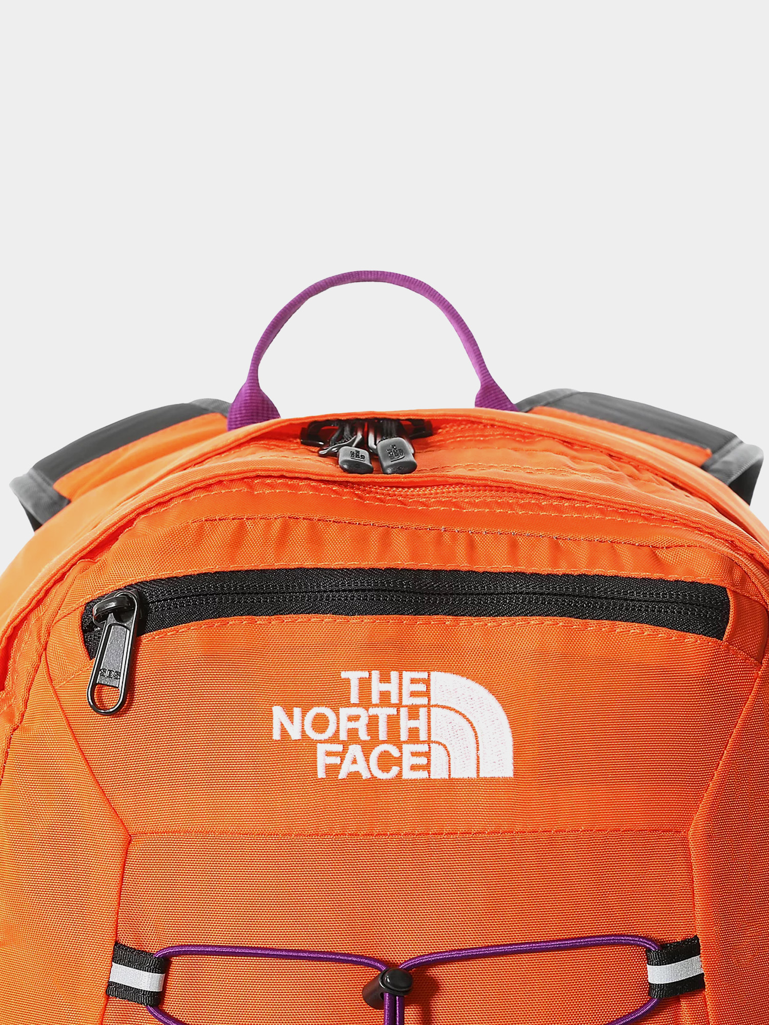 The North Face Borealis Backpack (red orange/gravity purple)