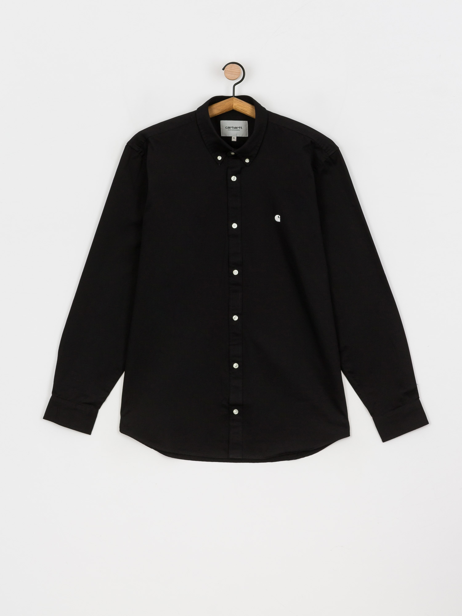 Carhartt WIP Madison Hemd (black/wax)