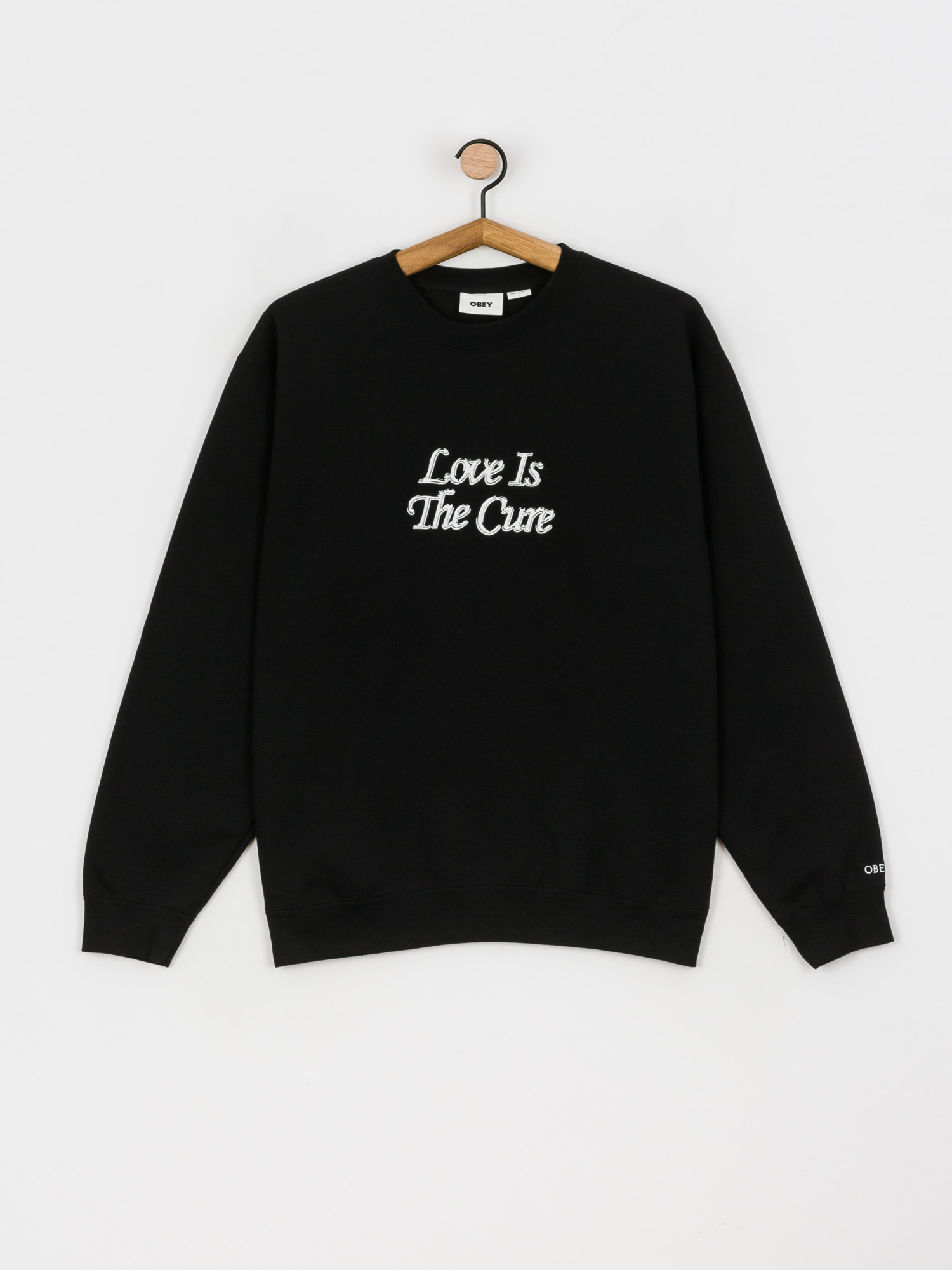OBEY Love Is The Cure Sweatshirt (black)