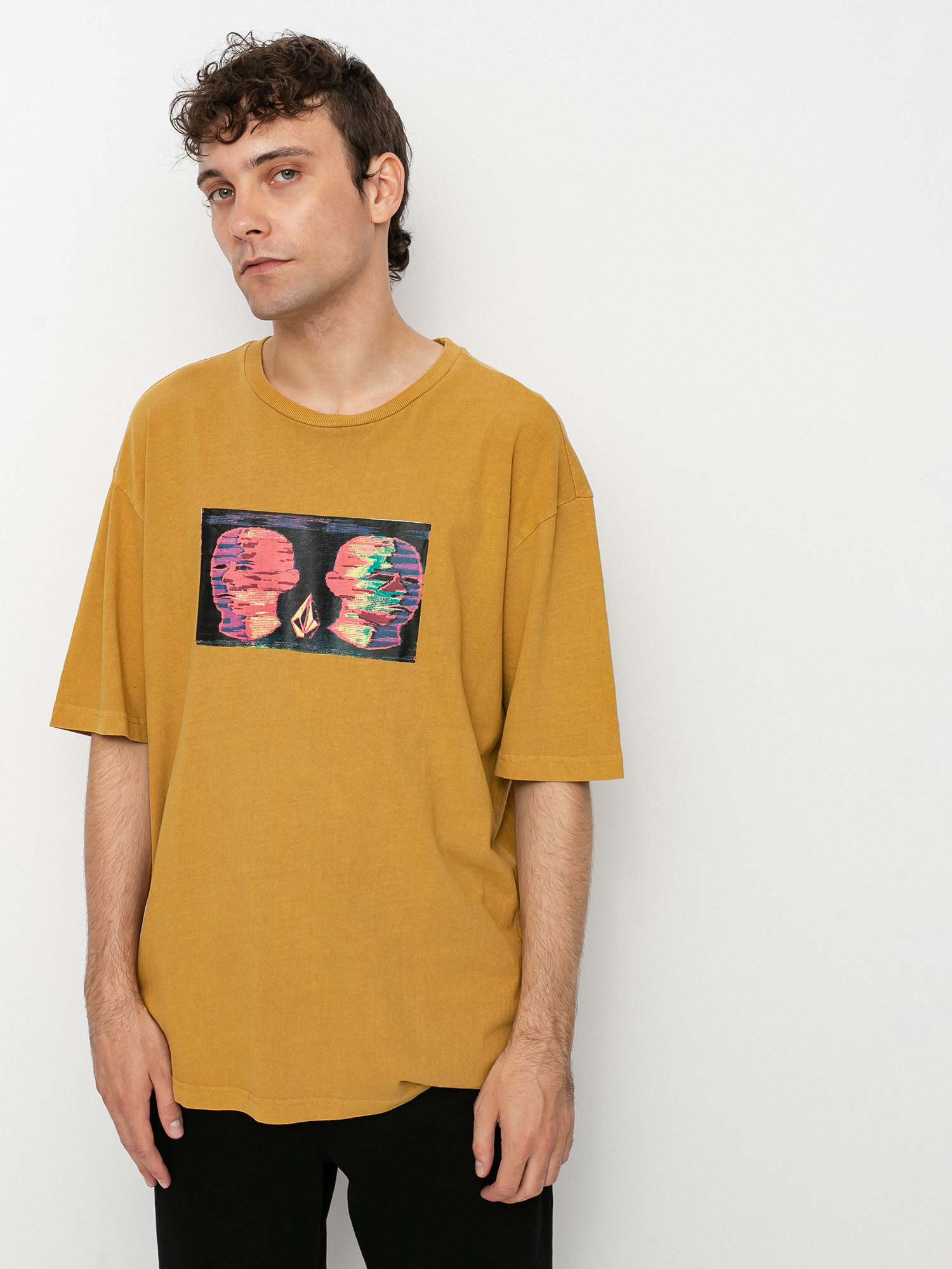 Volcom Animoscillator Fa T-shirt (mustard gold)