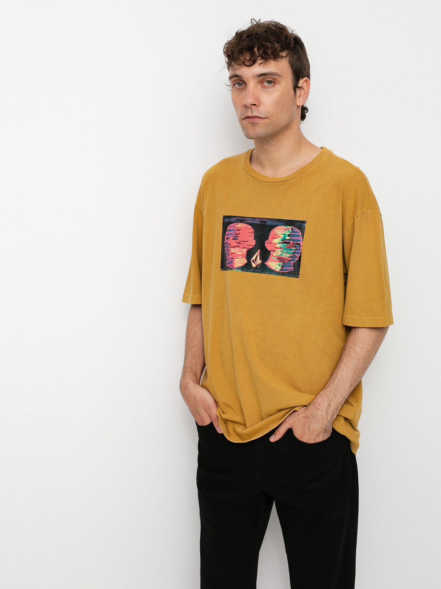 Volcom Animoscillator Fa T-shirt (mustard gold)