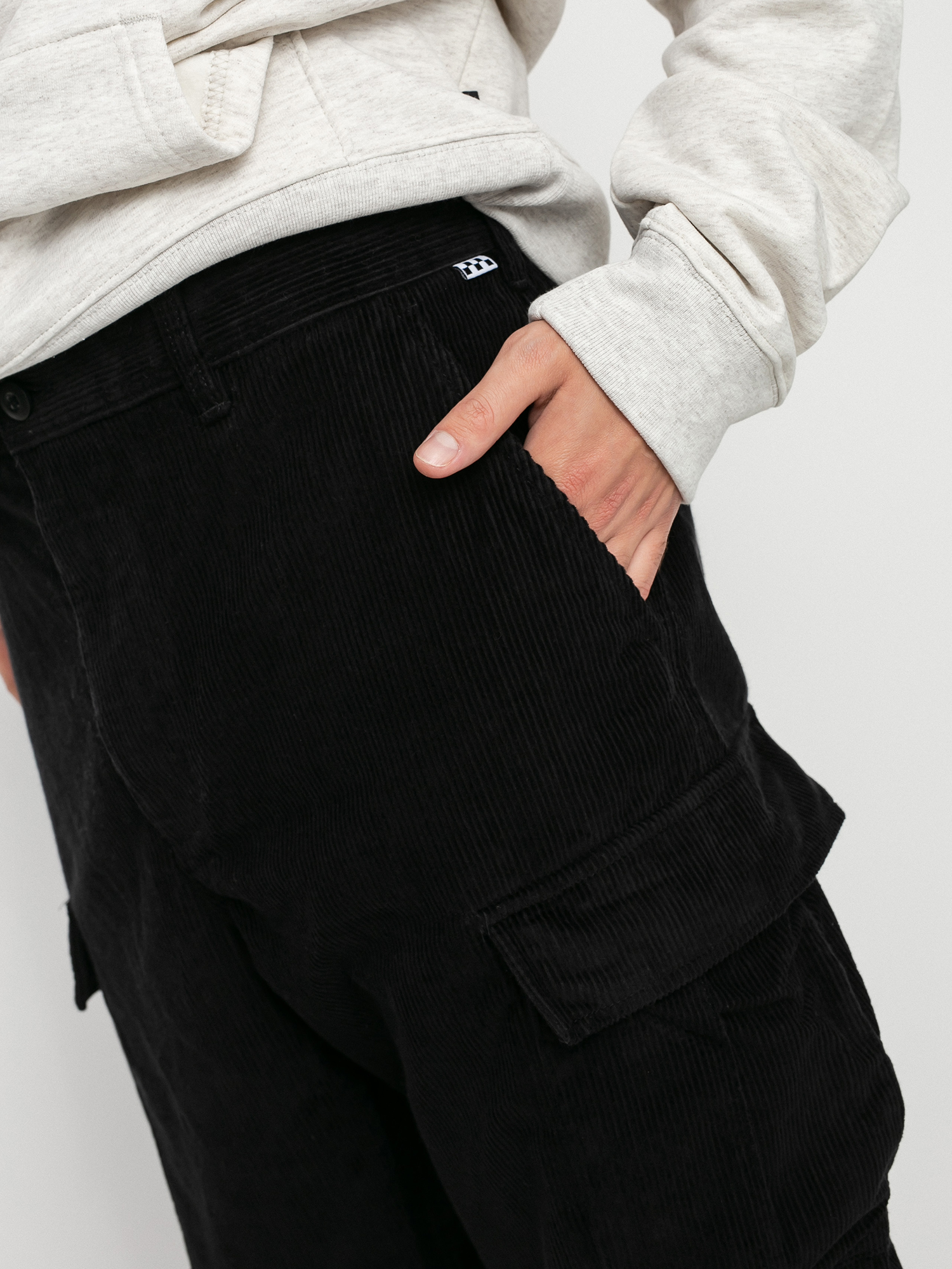 Vans X Tyson Peterson Loose Tapered Cord Cargo Pants (black)