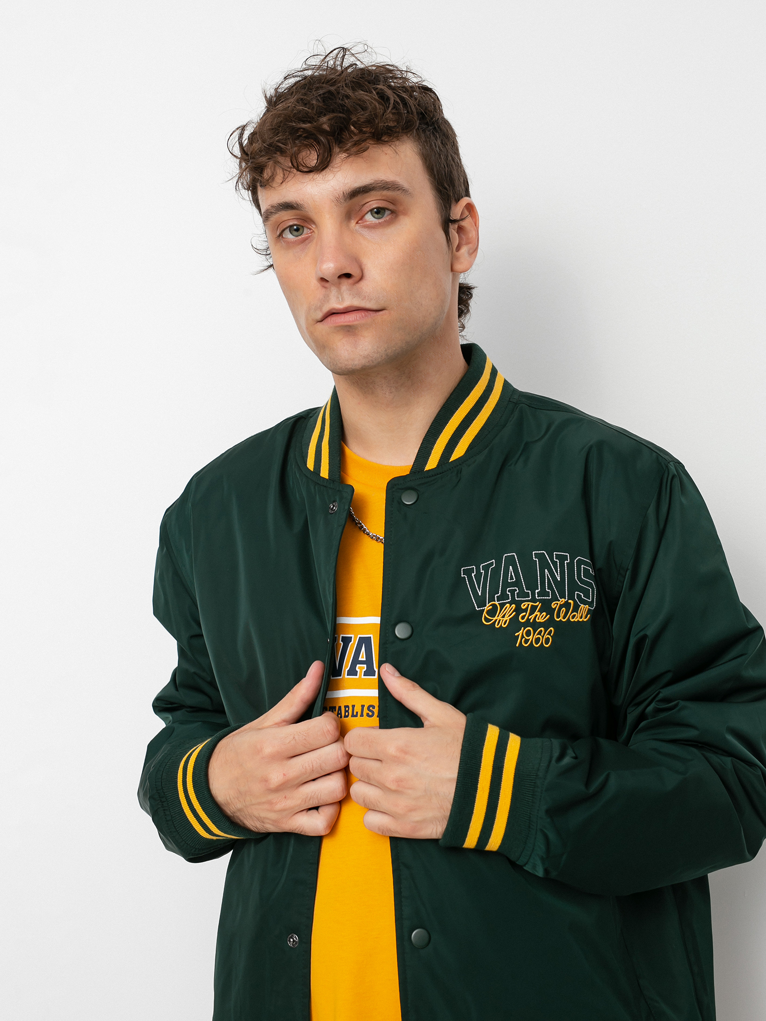 Vans 66 Champs Varsity Jacket (scarab)