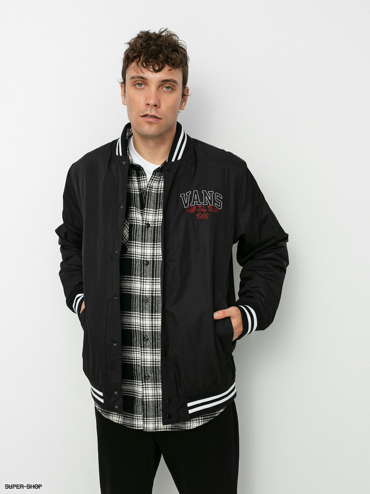 Vans 66 Champs Varsity Jacket black