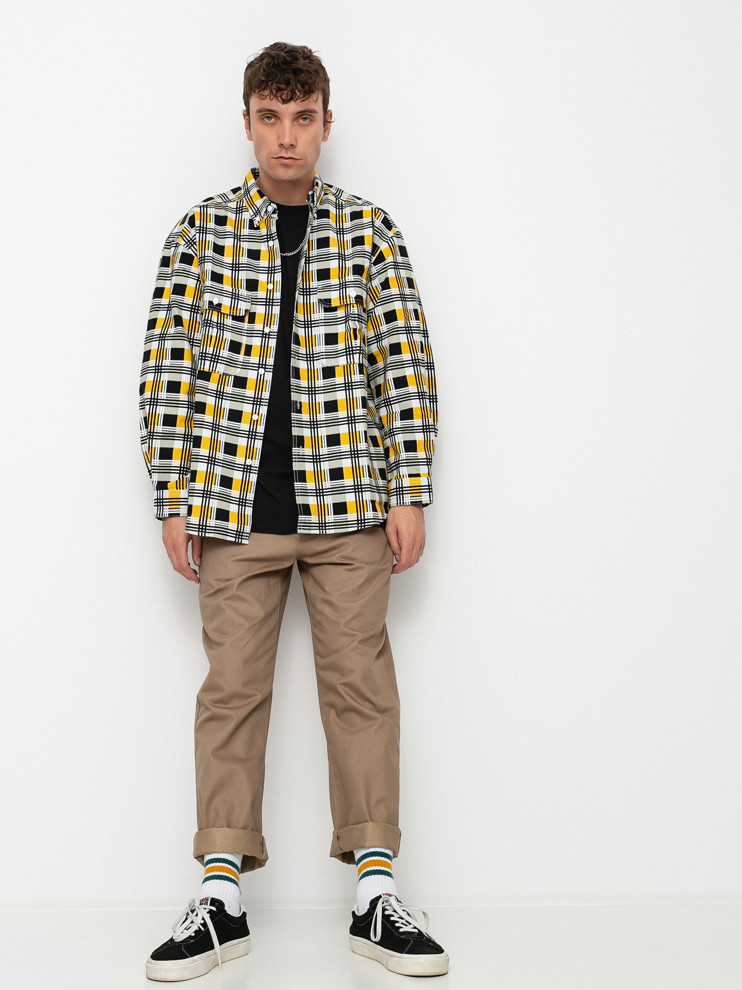 Levi's® Woven Printed Shirt (black yellow)