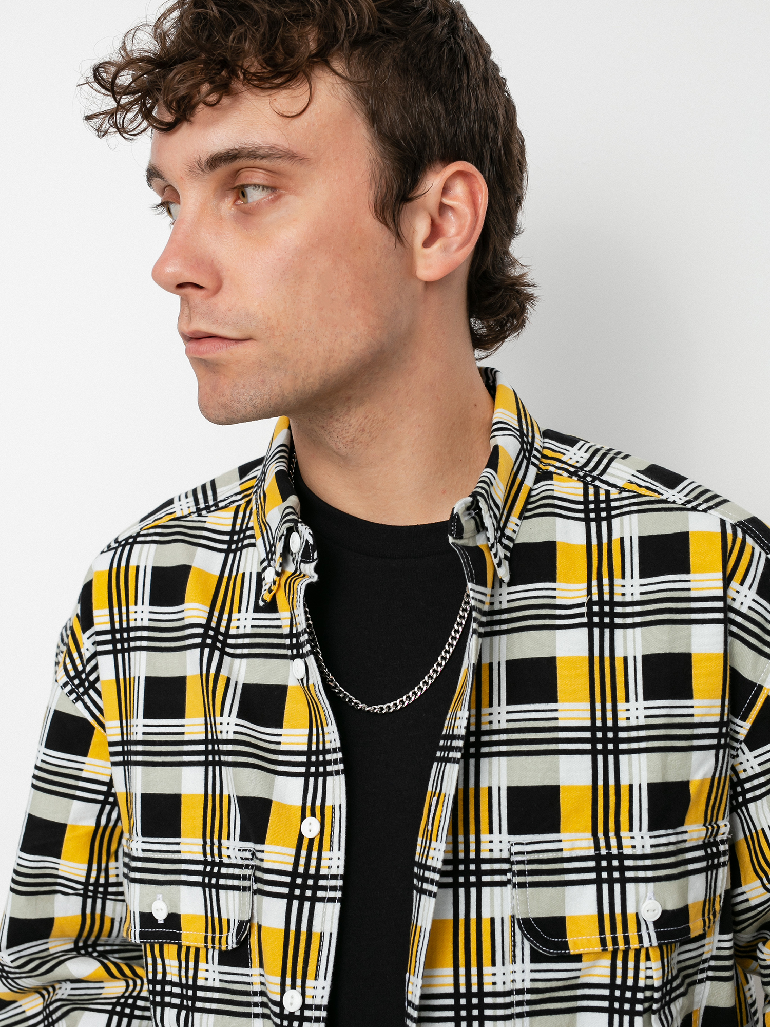 Levi's® Woven Printed Shirt (black yellow)