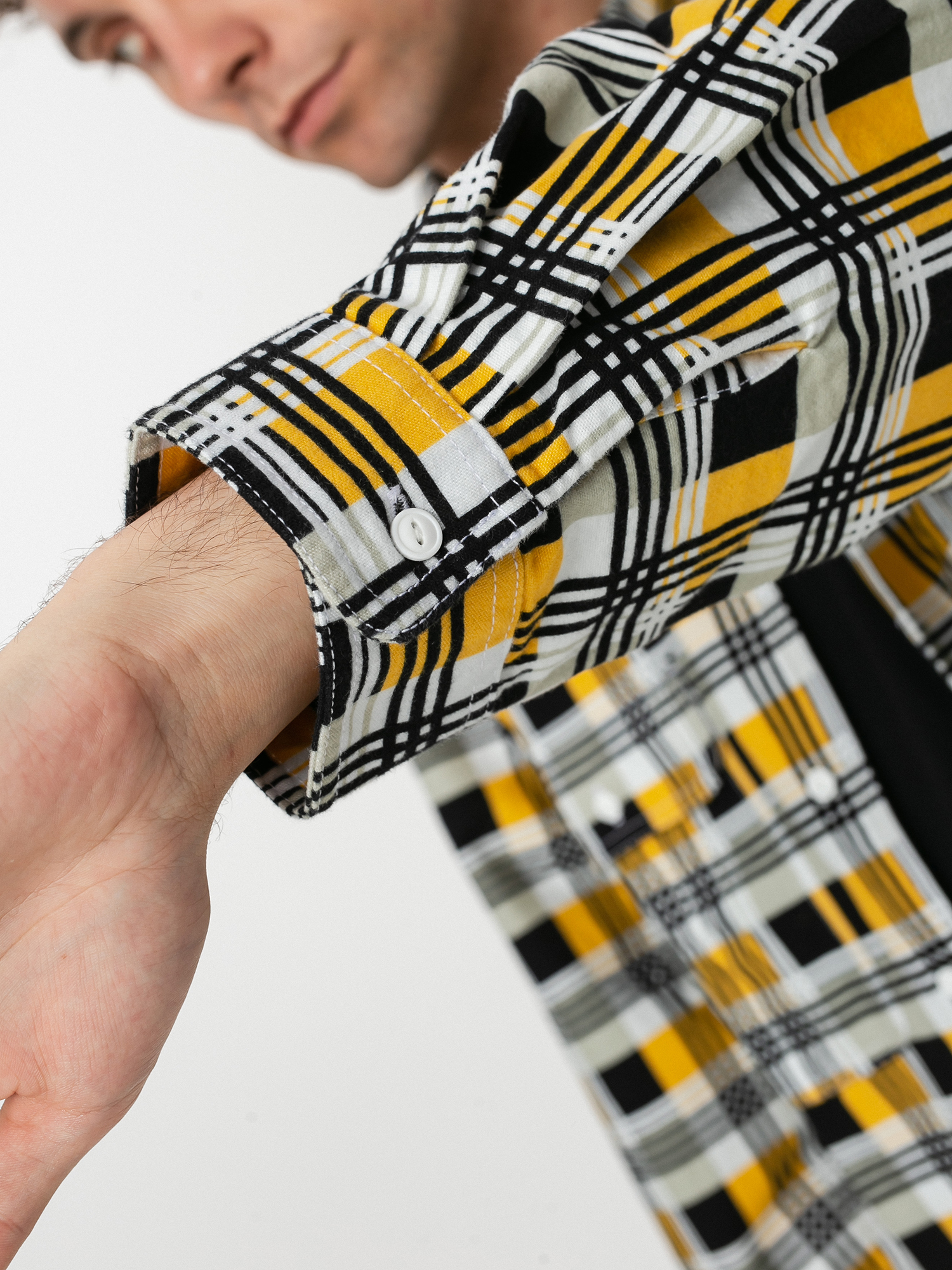Levi's® Woven Printed Shirt (black yellow)