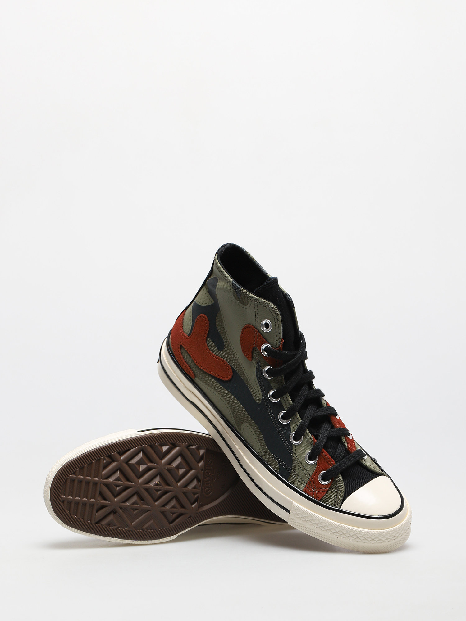 Converse Chuck 70 Hi Chucks (hunter green/white)