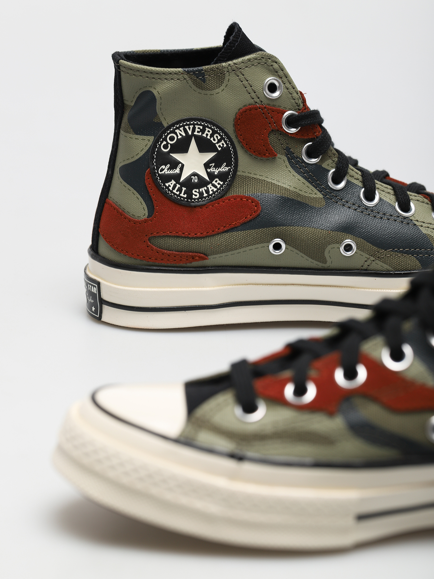 Converse Chuck 70 Hi Chucks (hunter green/white)