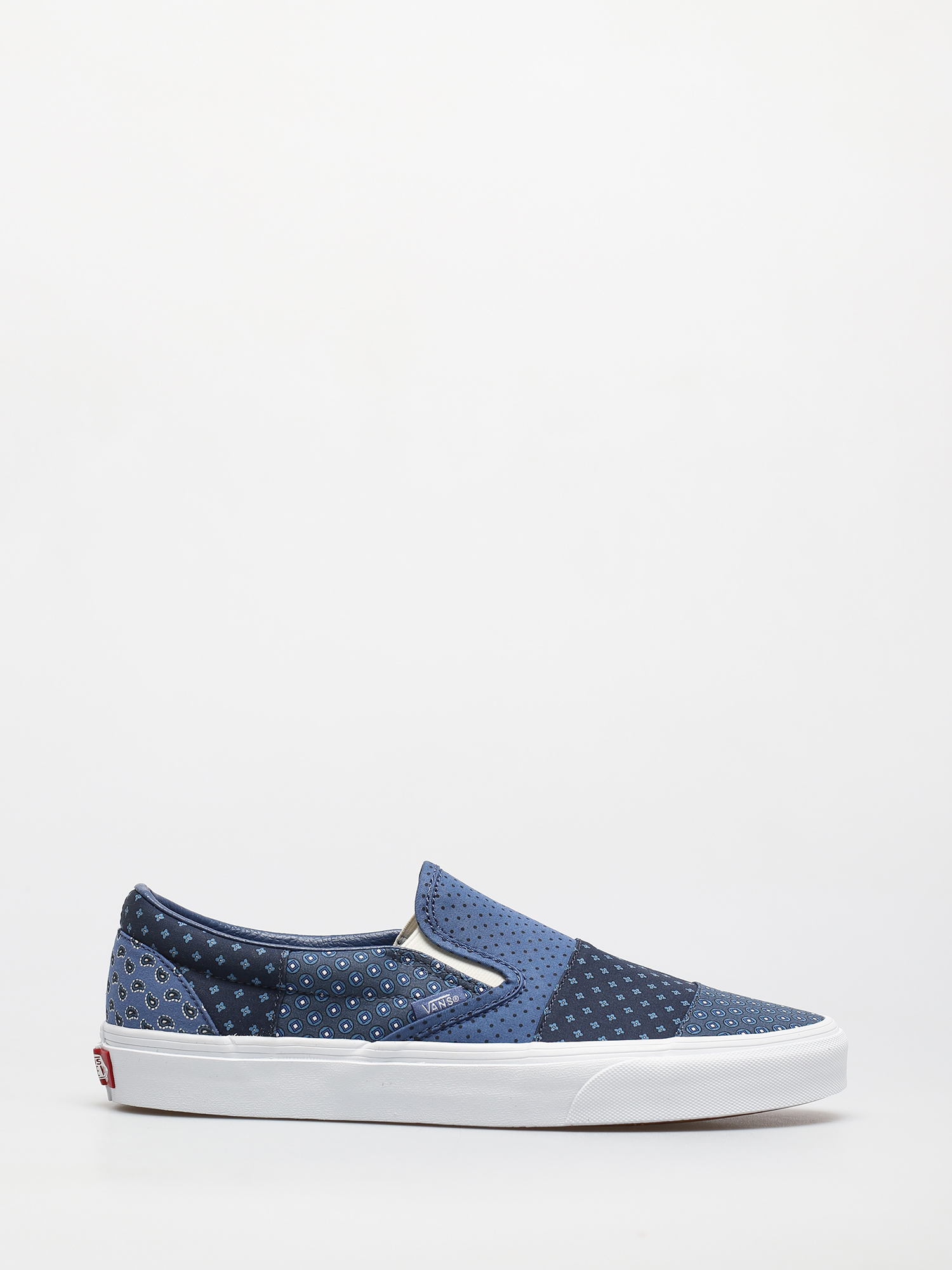 Vans Classic Slip On Schuhe (tieprntptchwk/trnvytrwht)