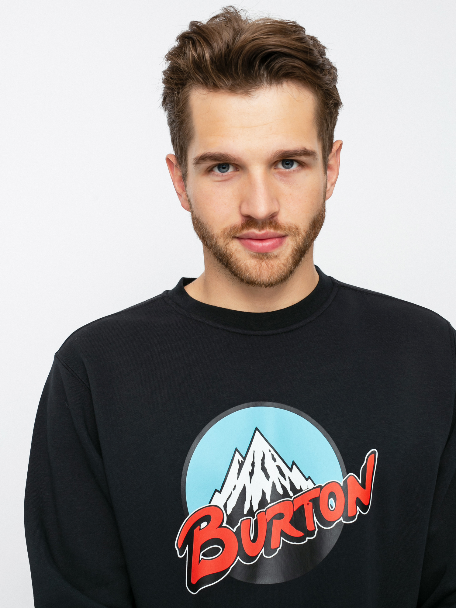 Burton Retro Mountain Sweatshirt (true black)